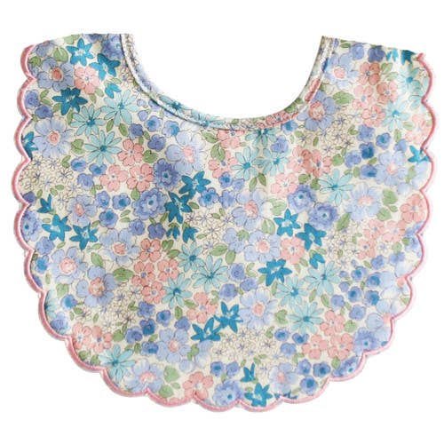 Scallop Bib Liberty Blue