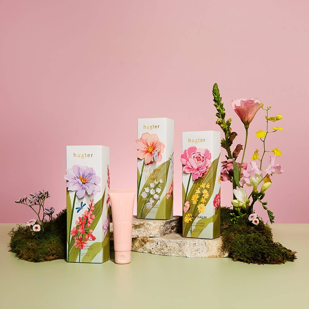 Hand Balm Gift Box - 50ml - Mauve Flower - White Florals & French Pear