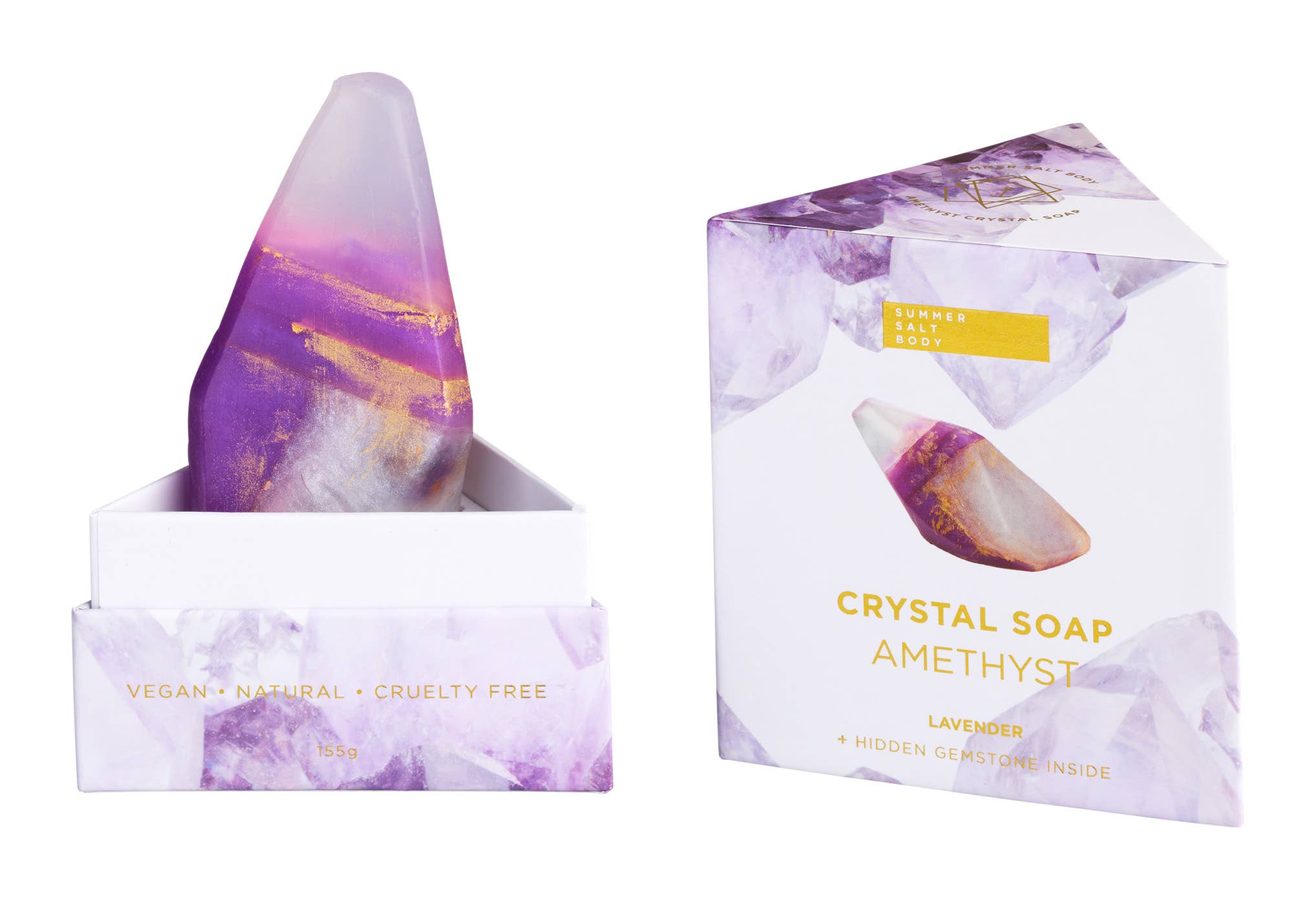 Amethyst Crystal Soap - Lavender