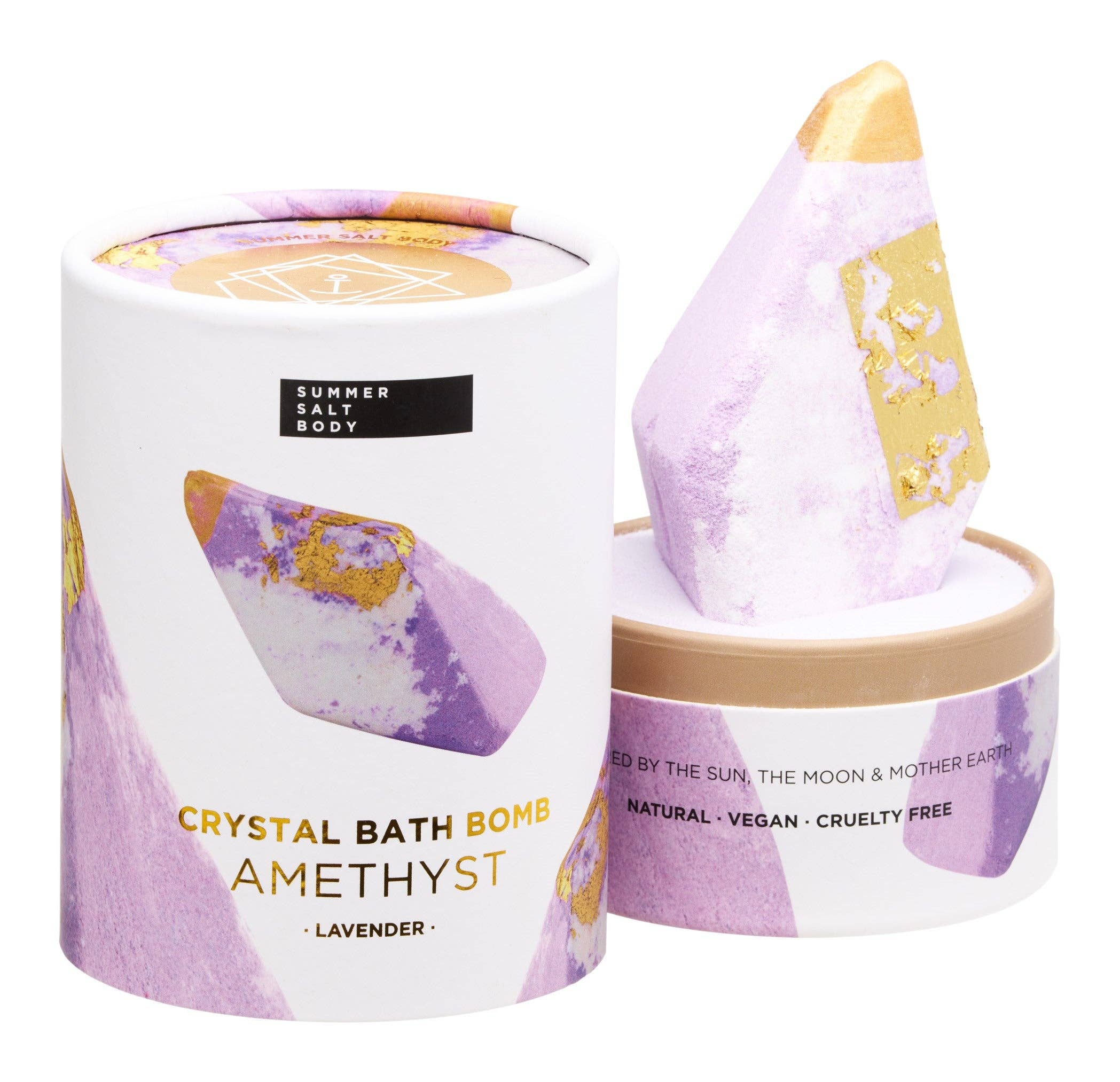 Amethyst Crystal Bath Bomb - Lavender