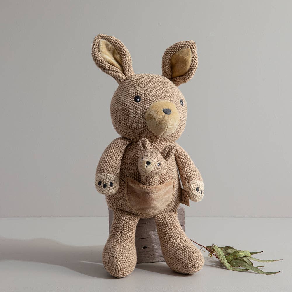 Knitted Toy - Kylie the Kangaroo