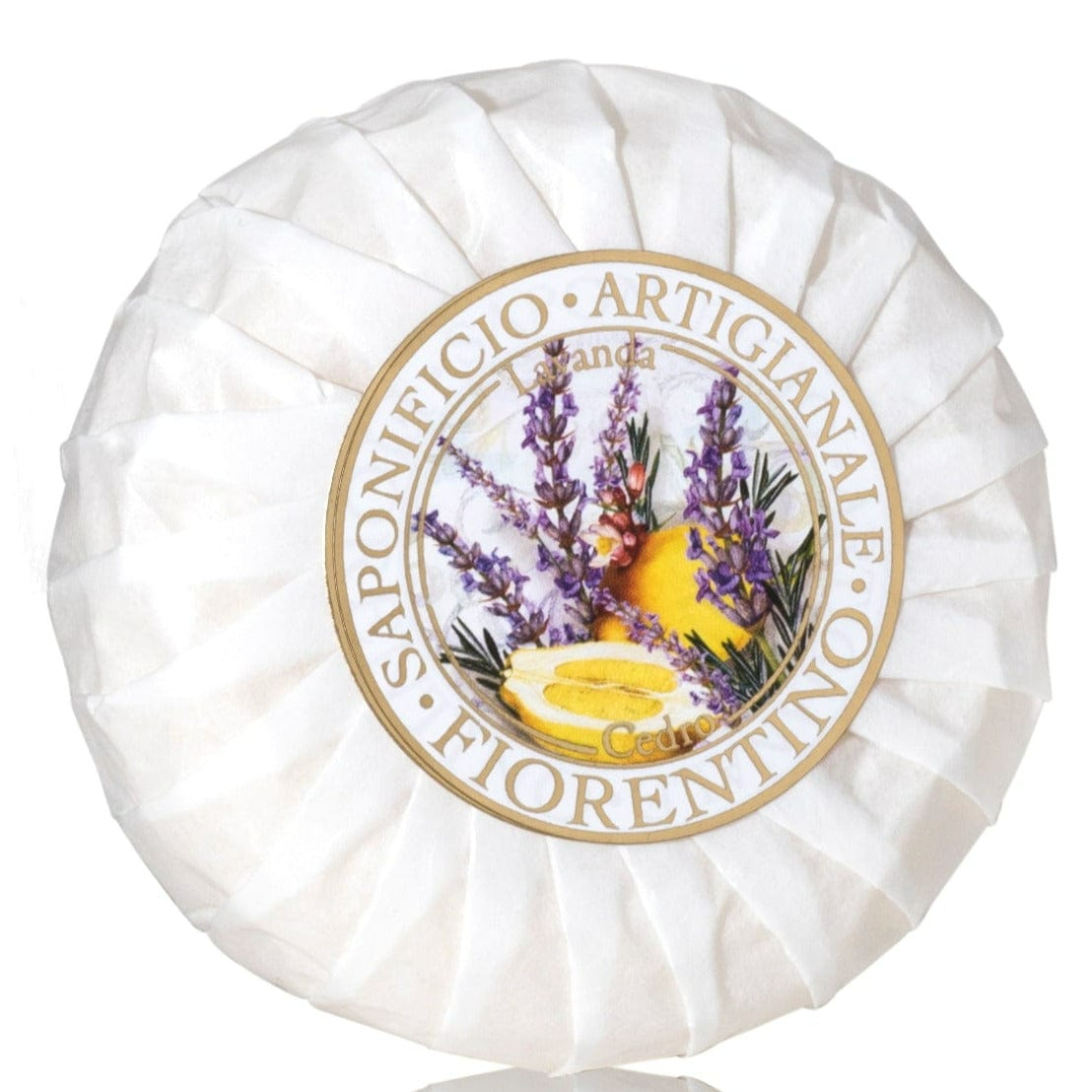 "Lavanda e Cedro" Lavender & Cedar 100g Round Soap
