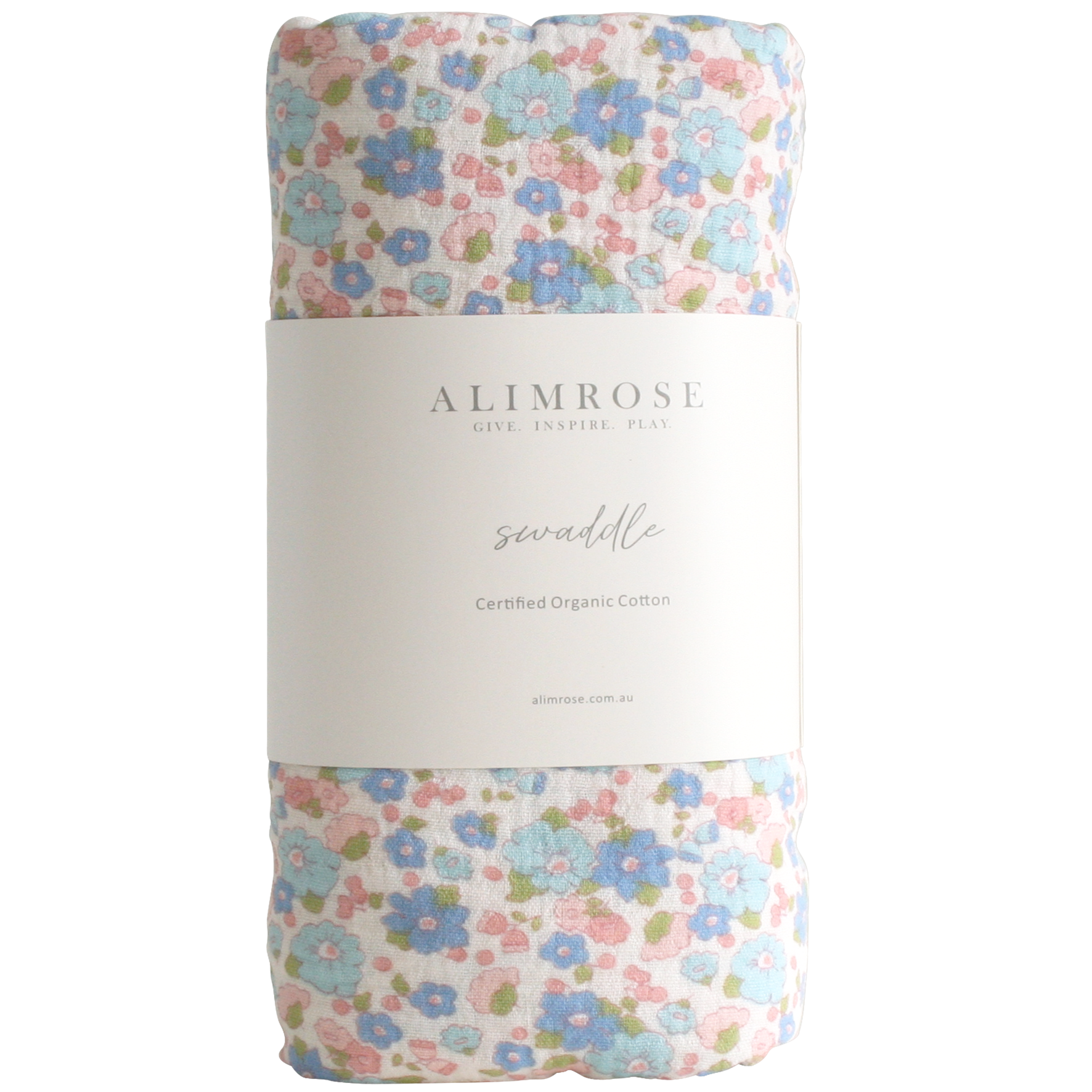 Muslin Swaddle Liberty Blue