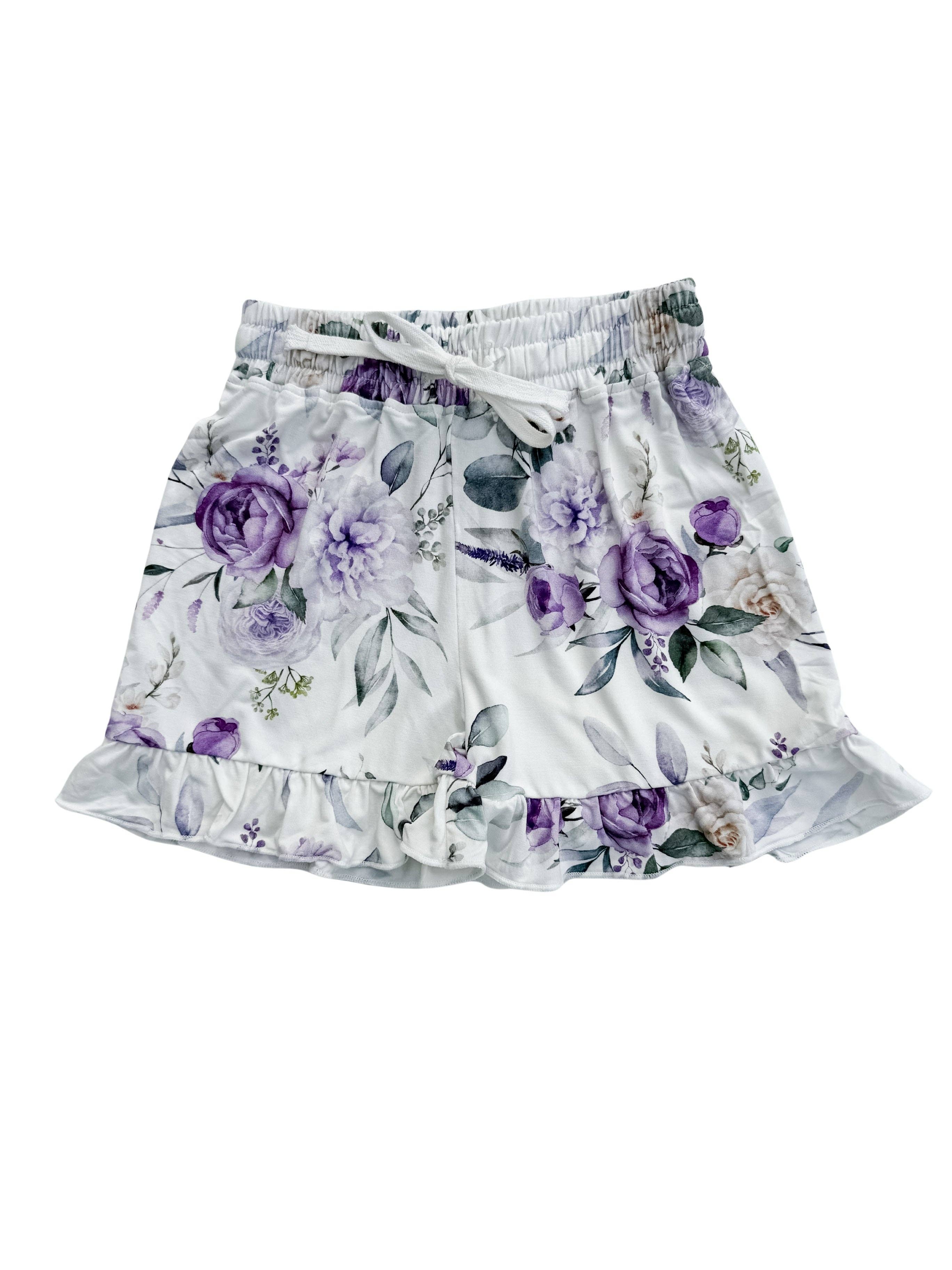 Top & Shorts Set - Twilight Rose