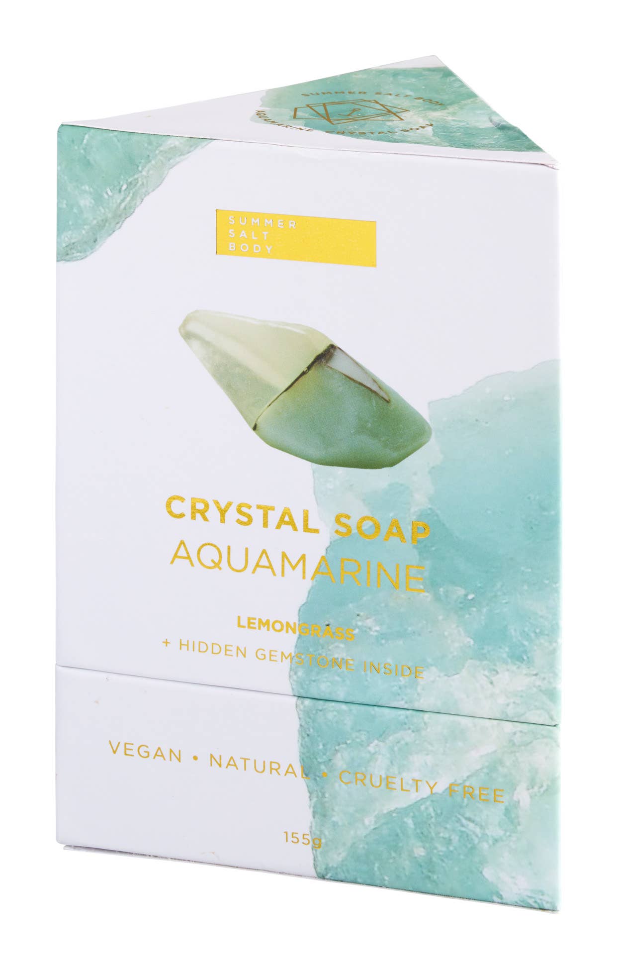 Aquamarine Crystal Soap - Lemongrass