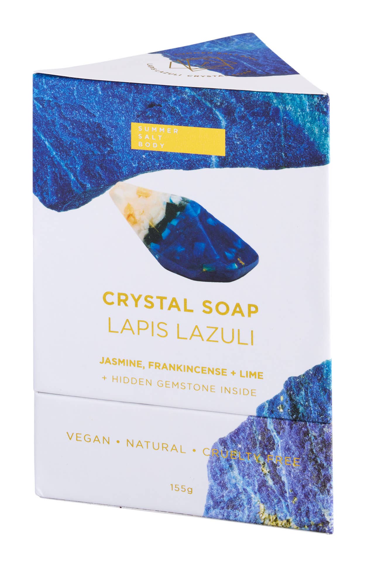 Lapis Crystal Soap - Jasmine, Frankincense & Lime
