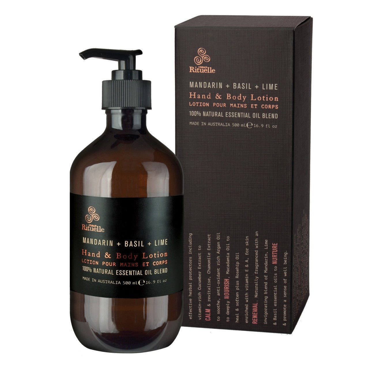 Equilibrium Hand & Body Lotion Mandarin, Basil & Lime