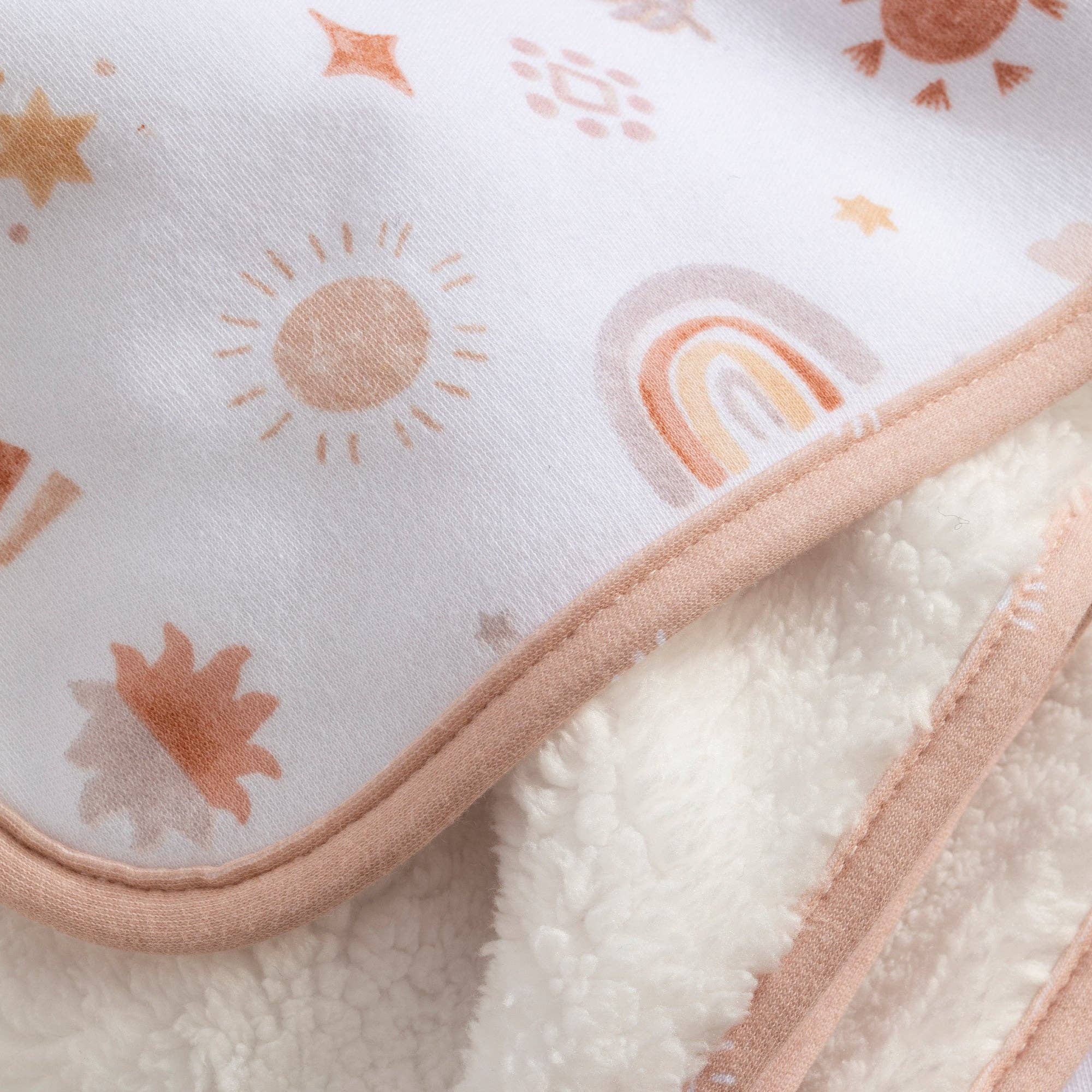 Jersey Sherpa Blanket - Bohemian Bliss