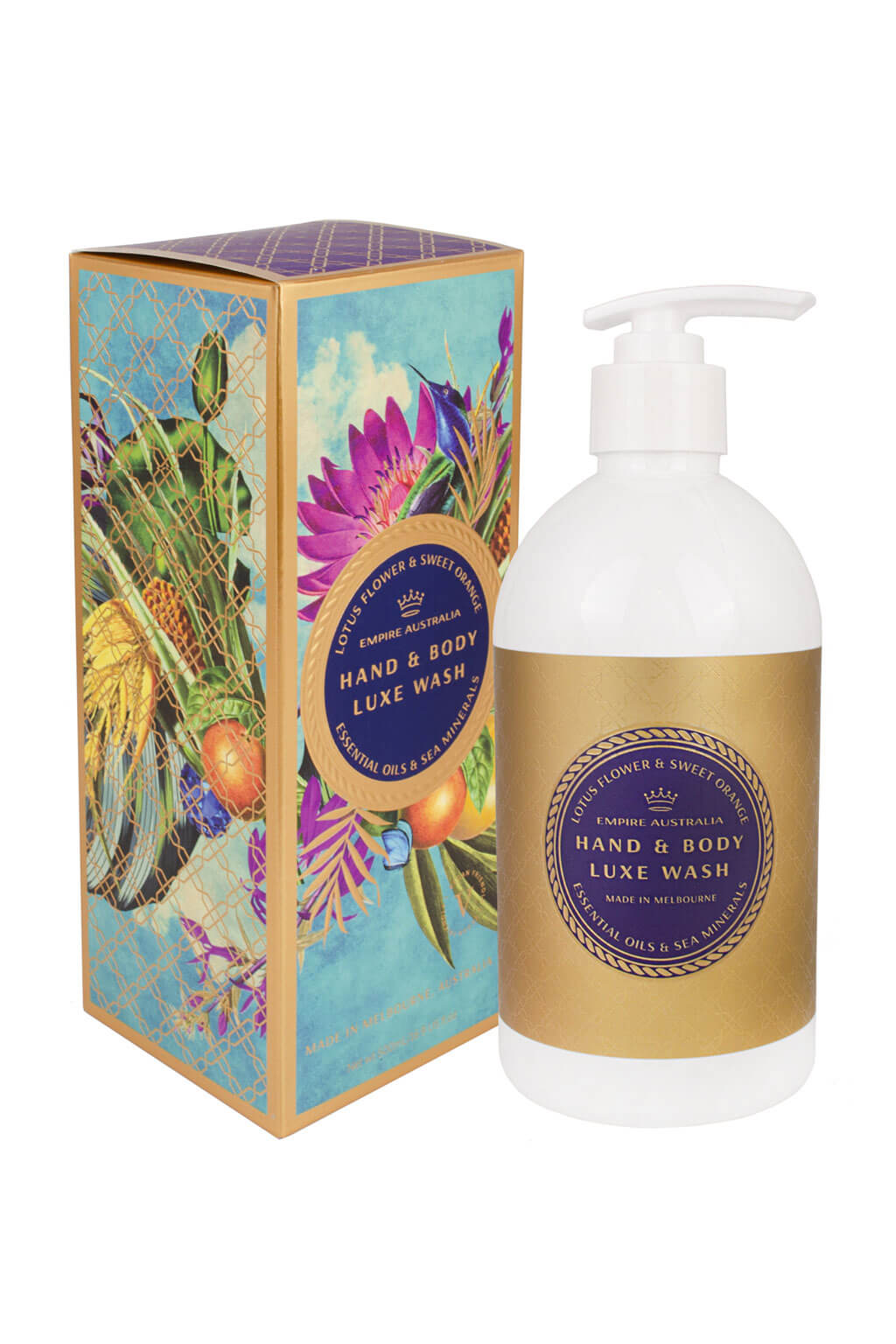 Sapphire Coast Hand & Body Wash 500ml - Lotus Flower & Sweet Orange