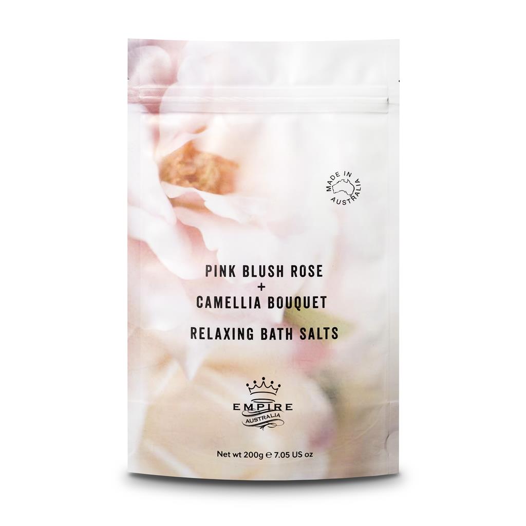 Pink Blush Rose & Camellia Bath Salts