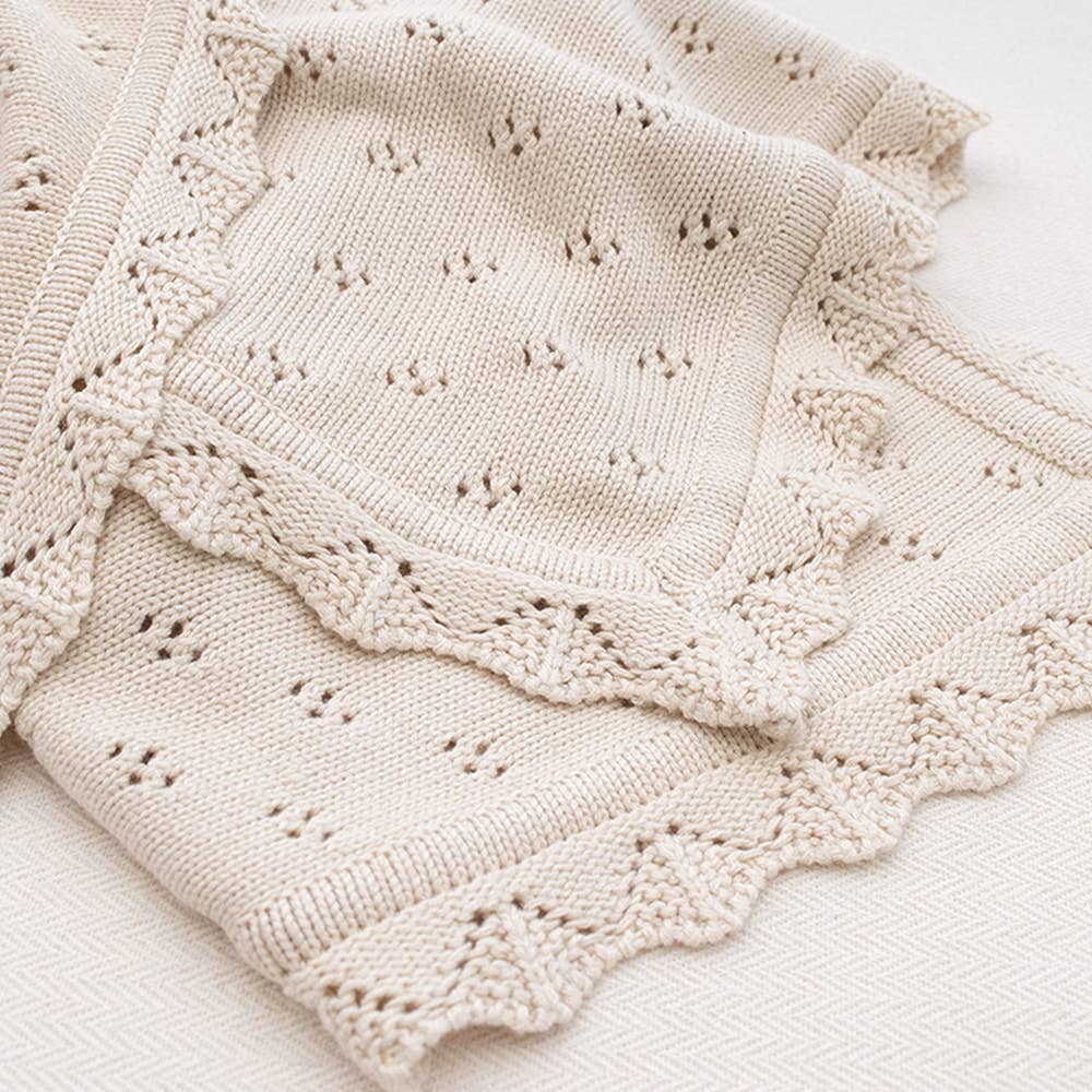 Bamboo/Cotton Heirloom Baby Blanket