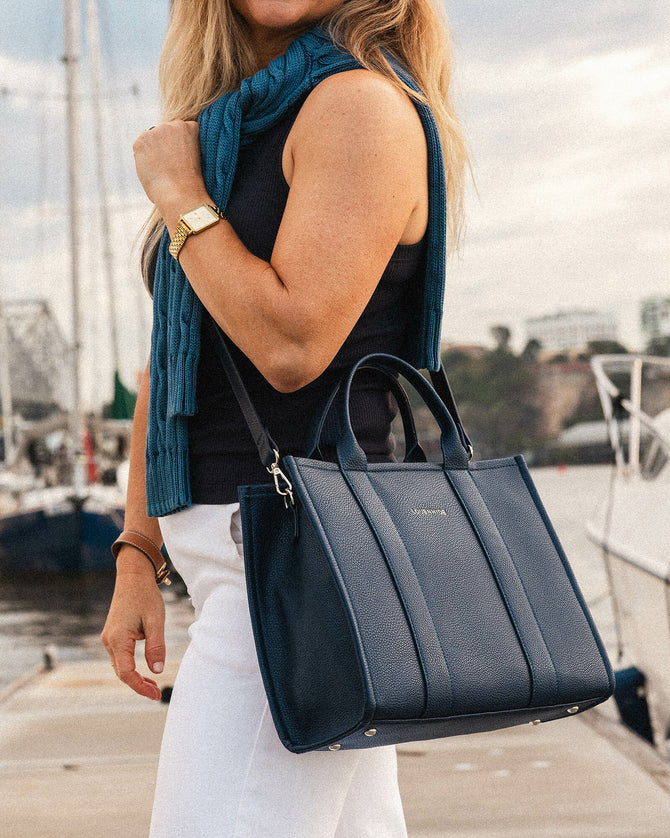 Manhattan Tote Bag - Navy