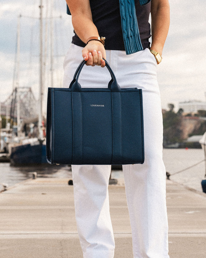 Manhattan Tote Bag - Navy