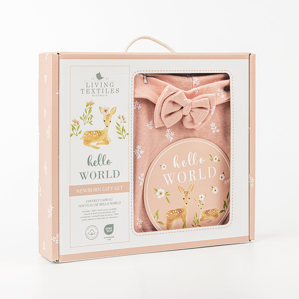 Hello World Gift Set Sophia's Garden Dusty Rose