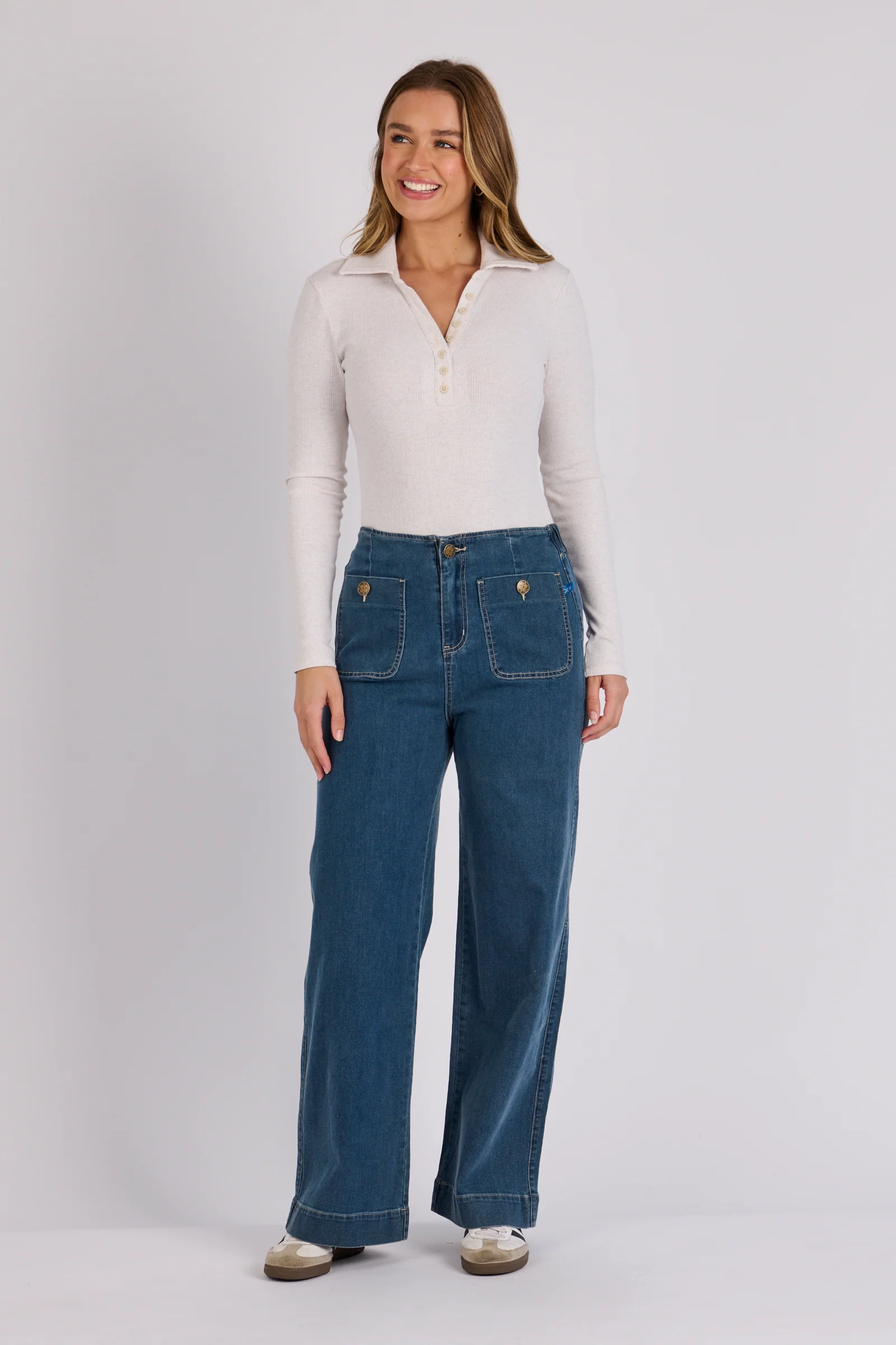 Patch Pocket Jeans