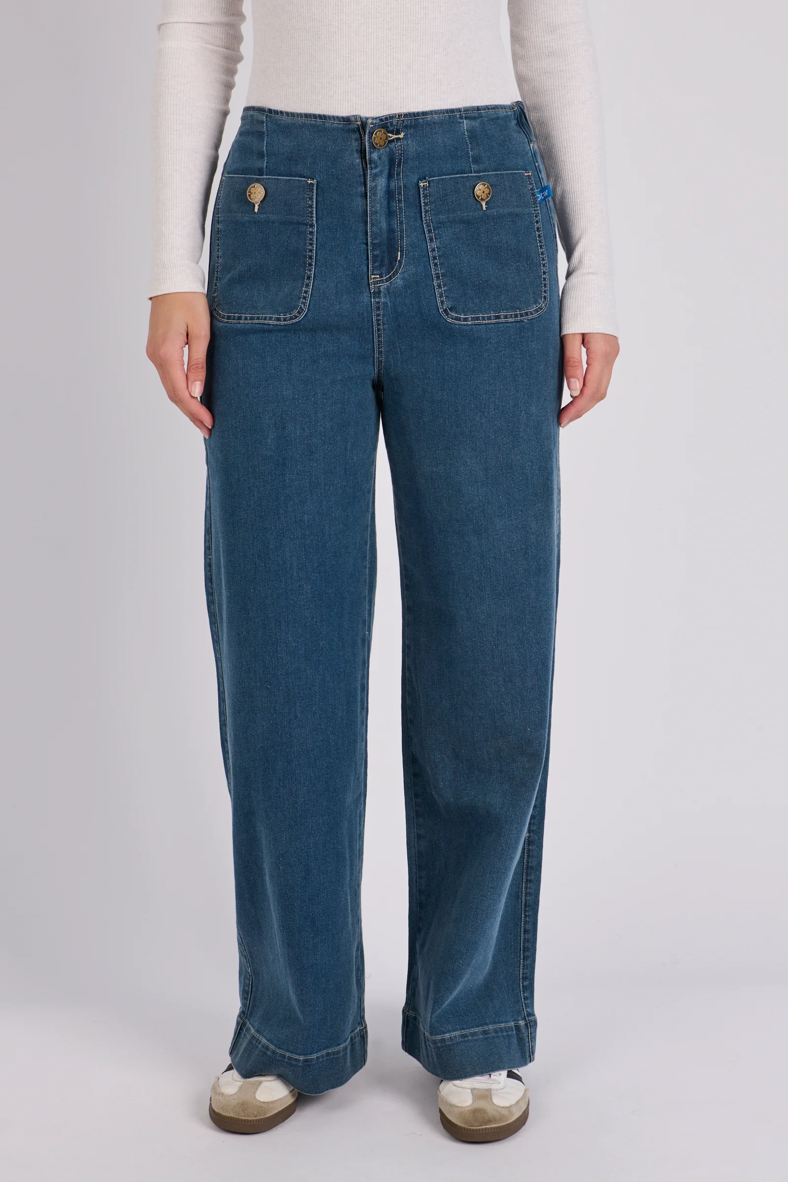 Patch Pocket Jeans