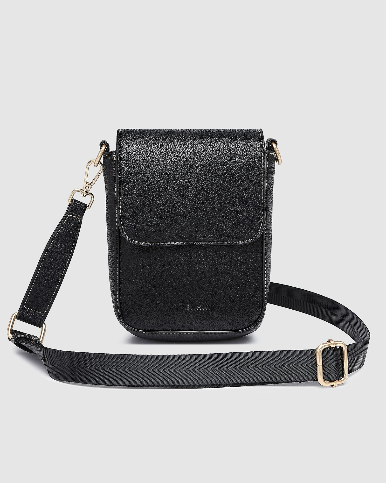 Cuba Phone Crossbody Bag - Black