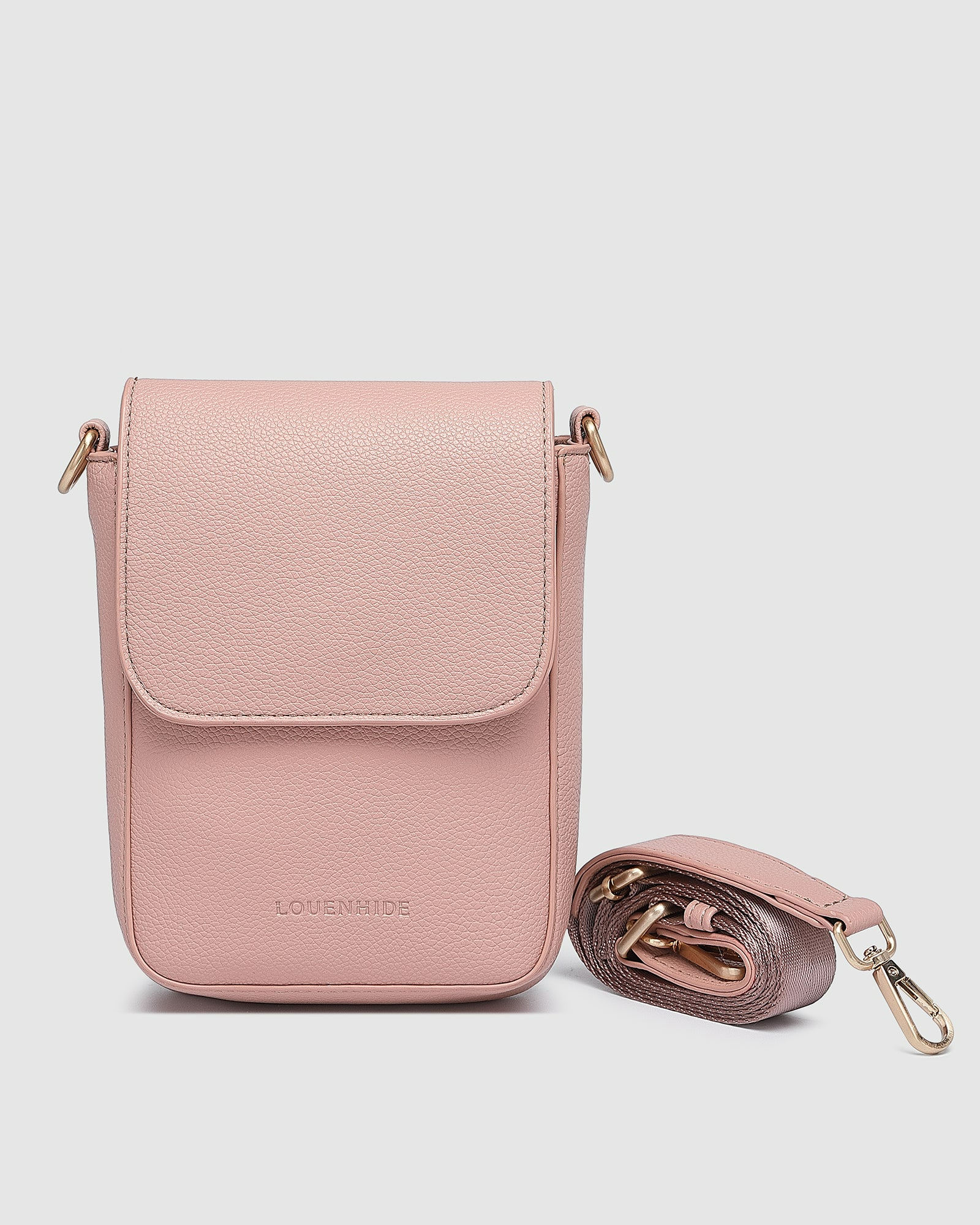 Cuba Phone Crossbody Bag - Dusty Pink