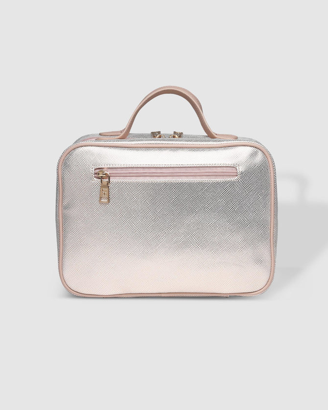 Baby Emma Cosmetic Case - Metallic Nude