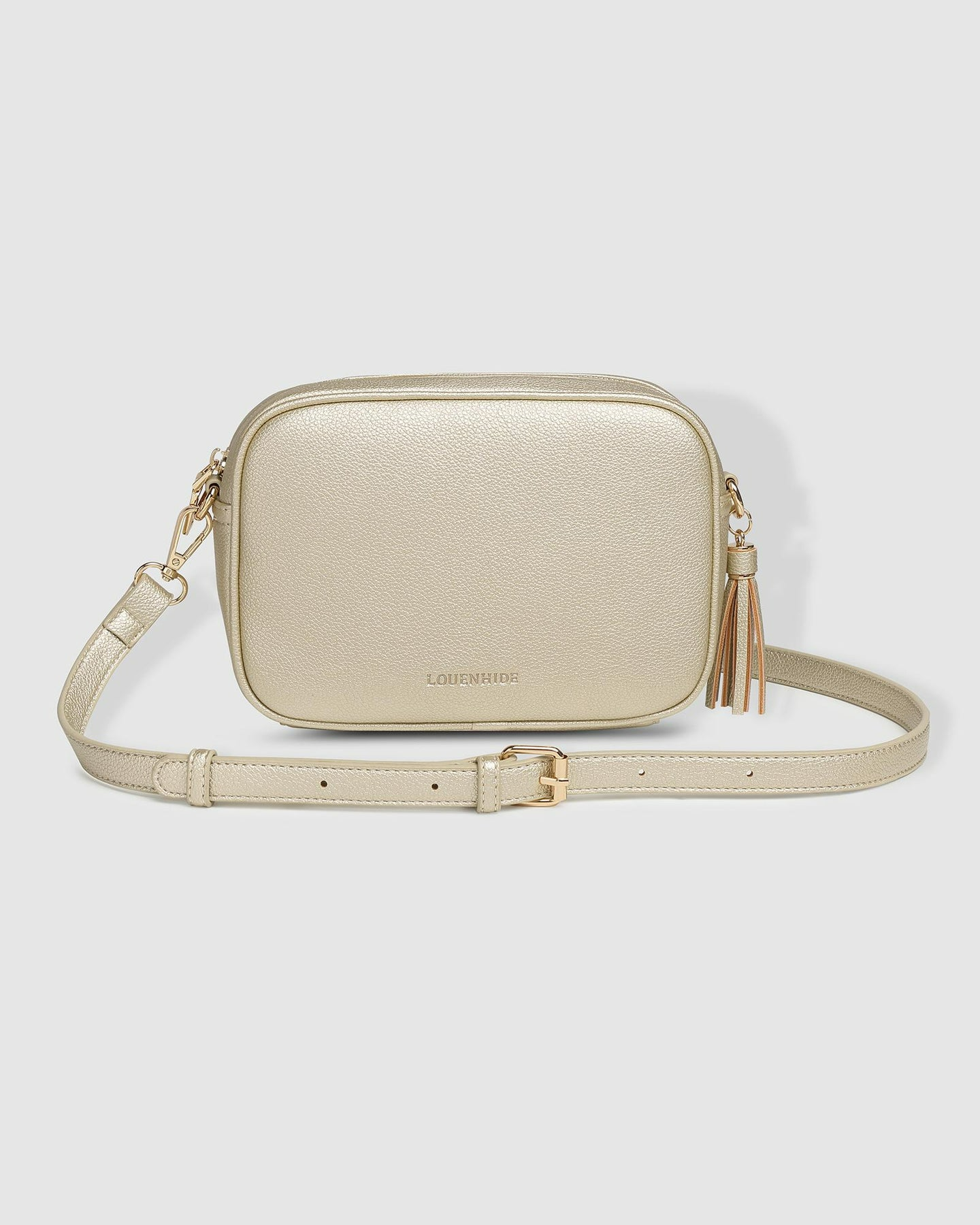 Ginger Metallic Crossbody Bag - Gold