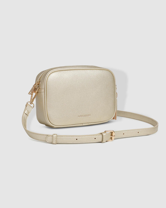 Ginger Metallic Crossbody Bag - Gold