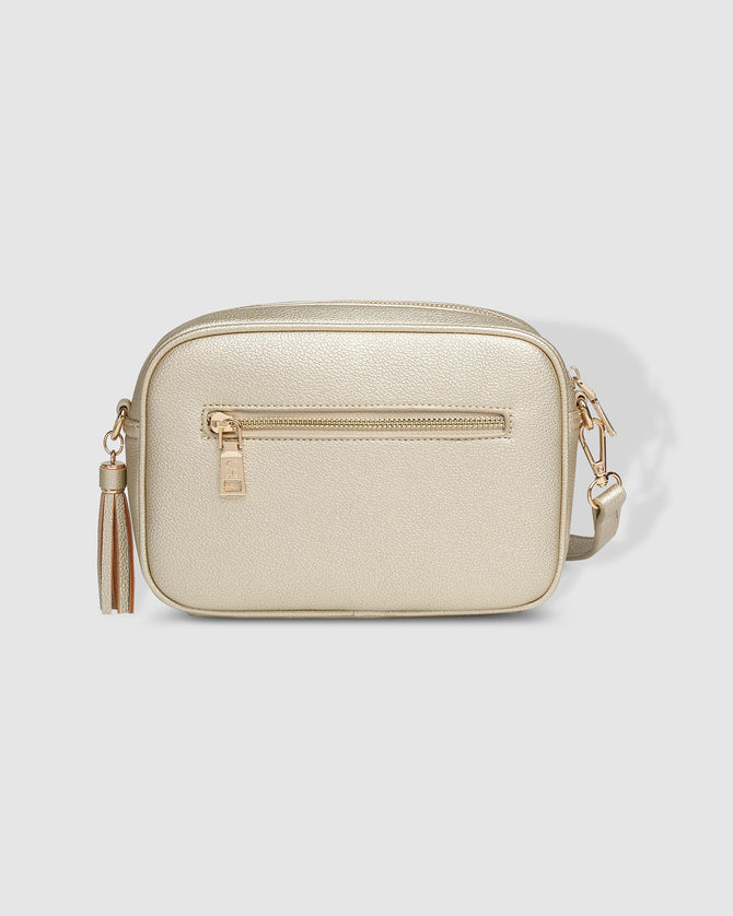 Ginger Metallic Crossbody Bag - Gold