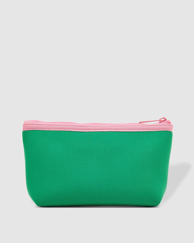 Anna Neoprene Makeup Bag - Green