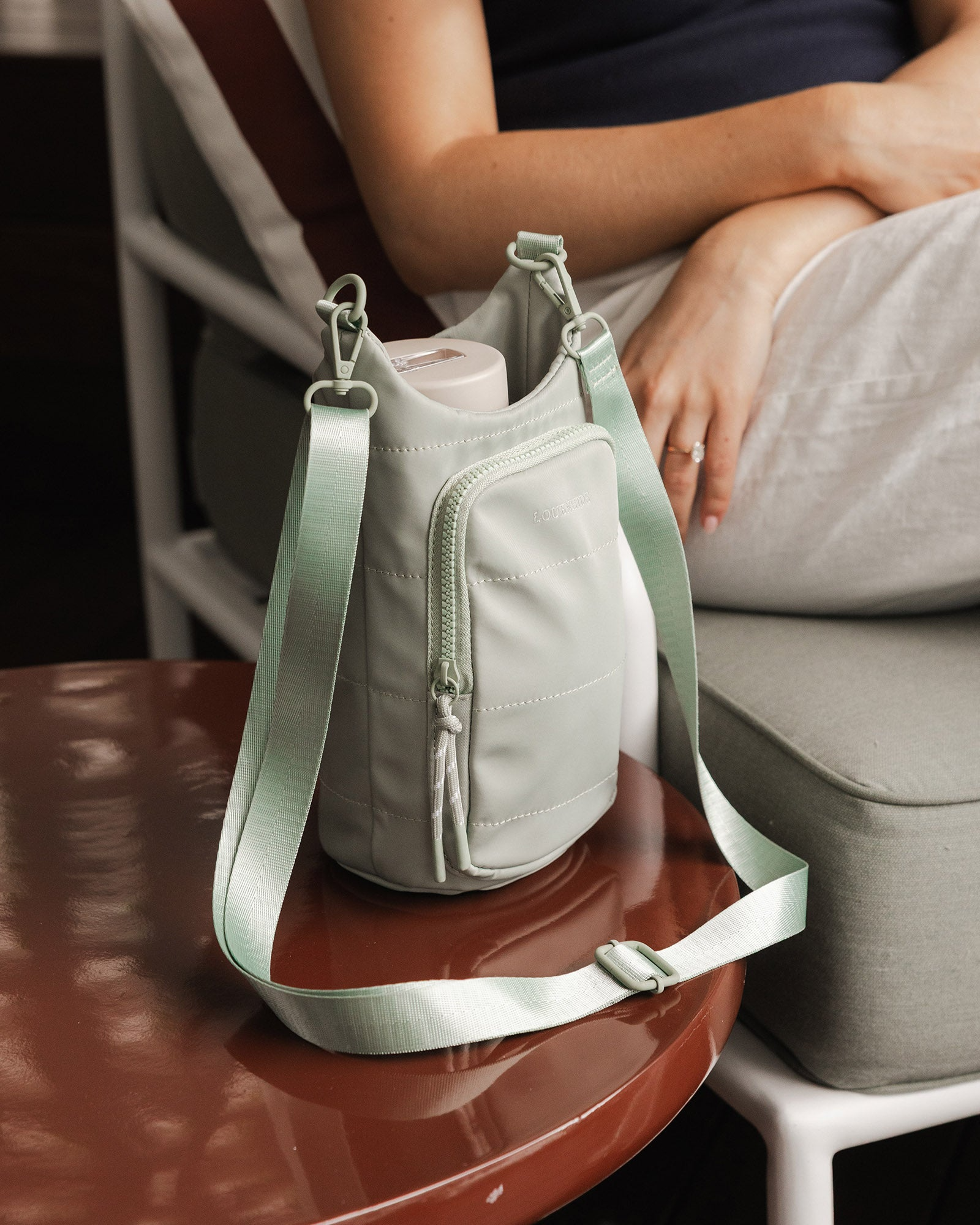 Miami Water Bottle Bag - Sage Green