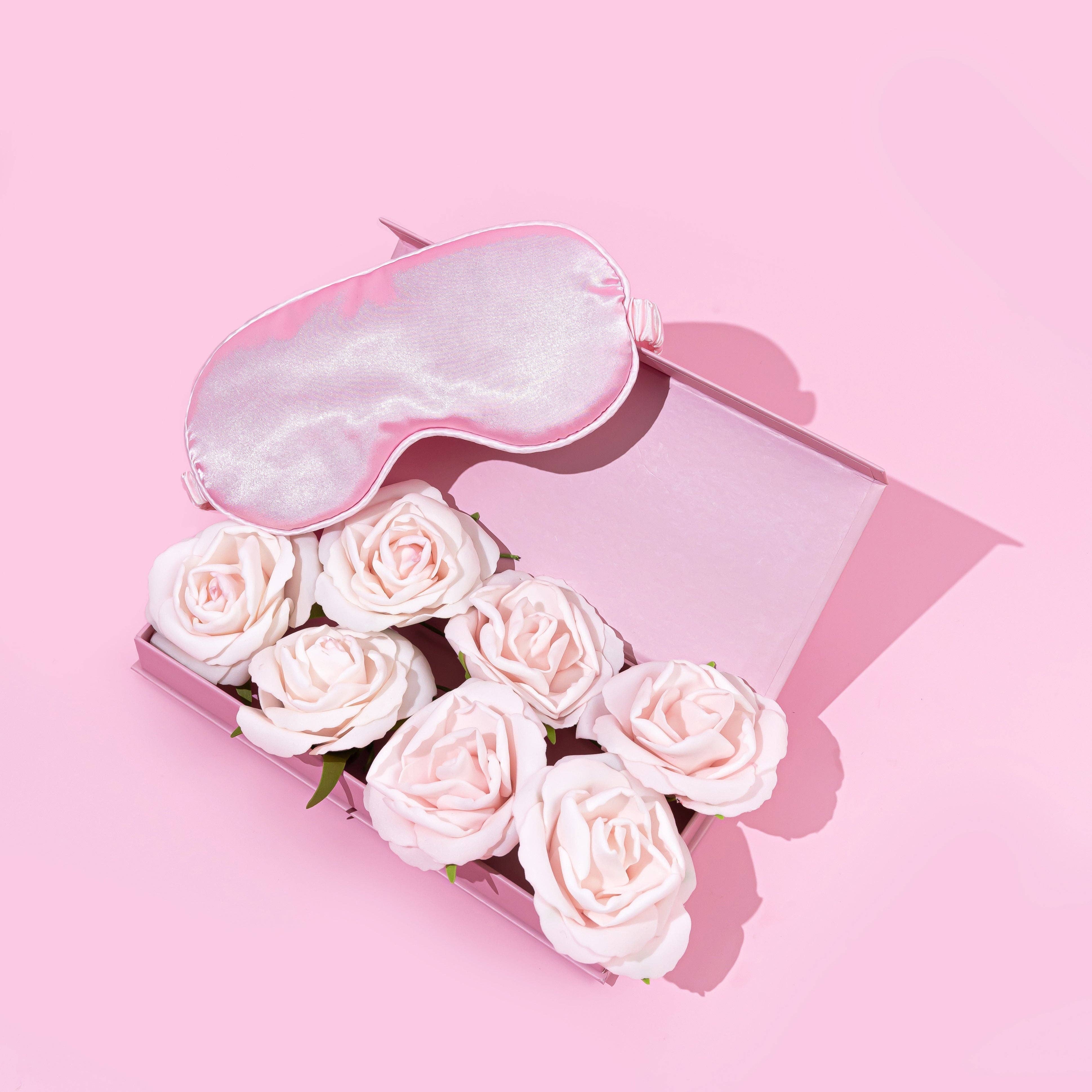Luxe Satin Sleep Mask - Pink