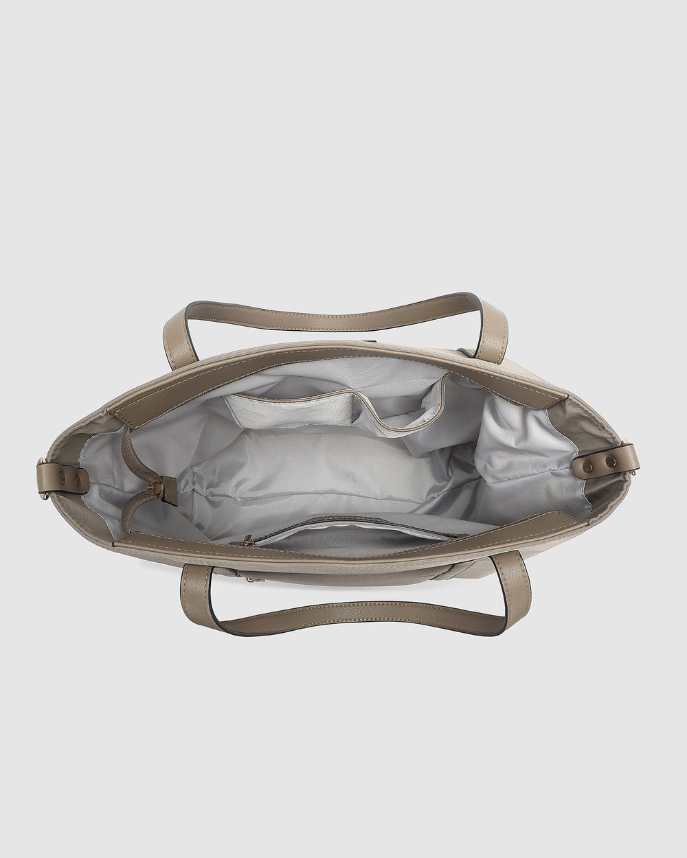 Nora Nylon Tote Bag - Coffee