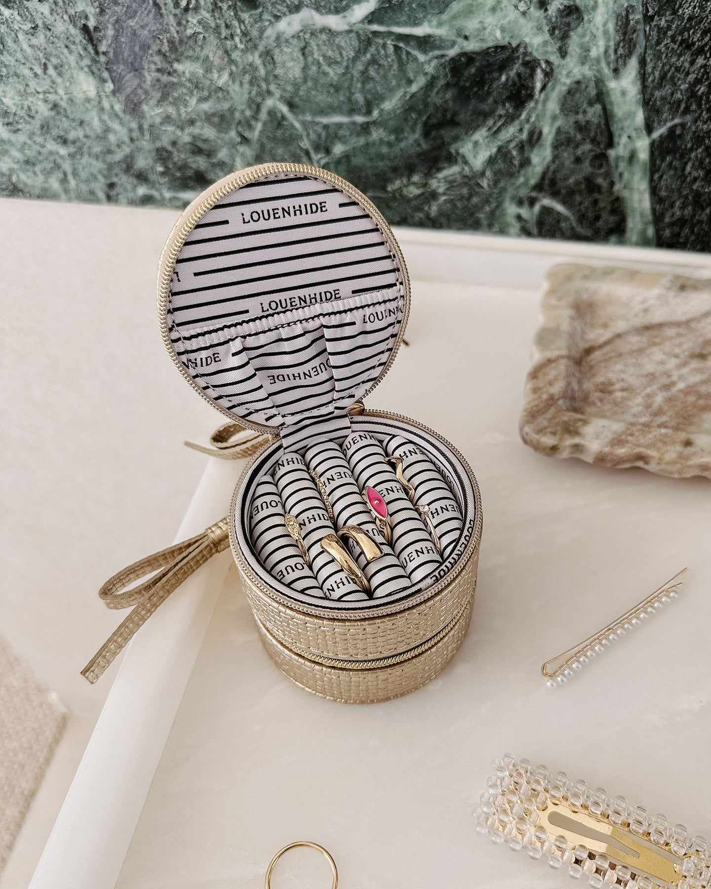 Sofia Jewellery Box - Champagne