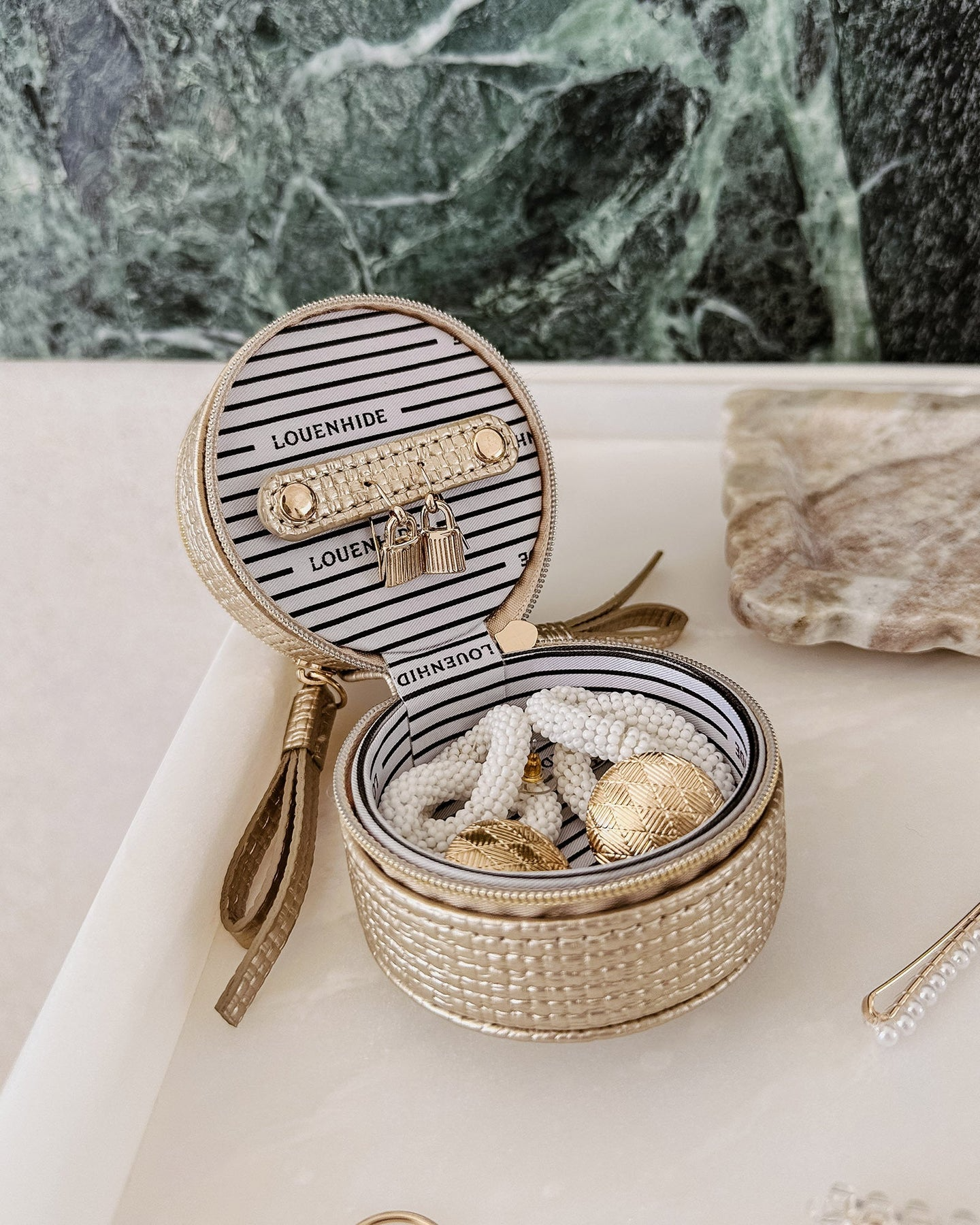 Sofia Jewellery Box - Champagne