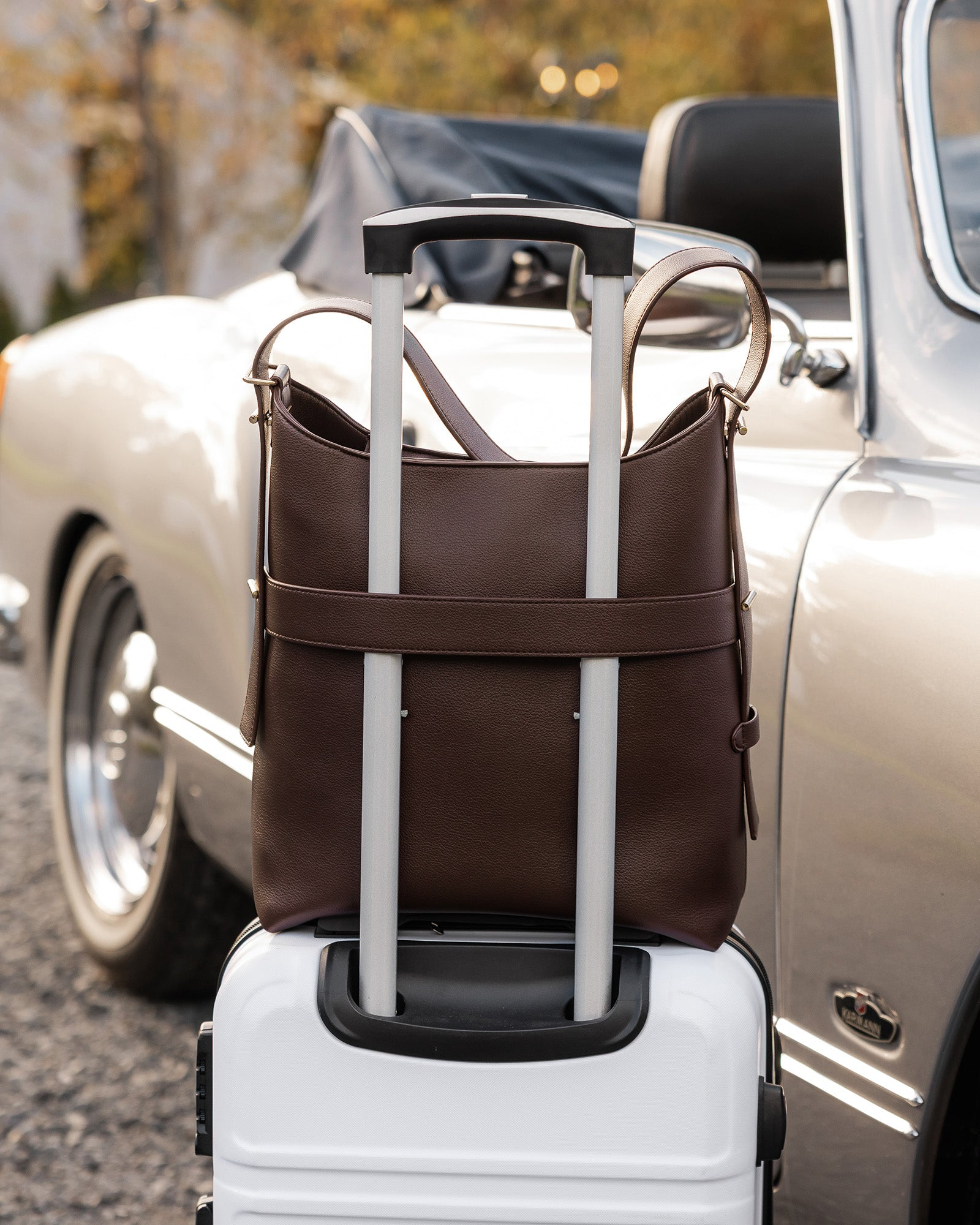 Audrey Bucket Bag - Chocolate