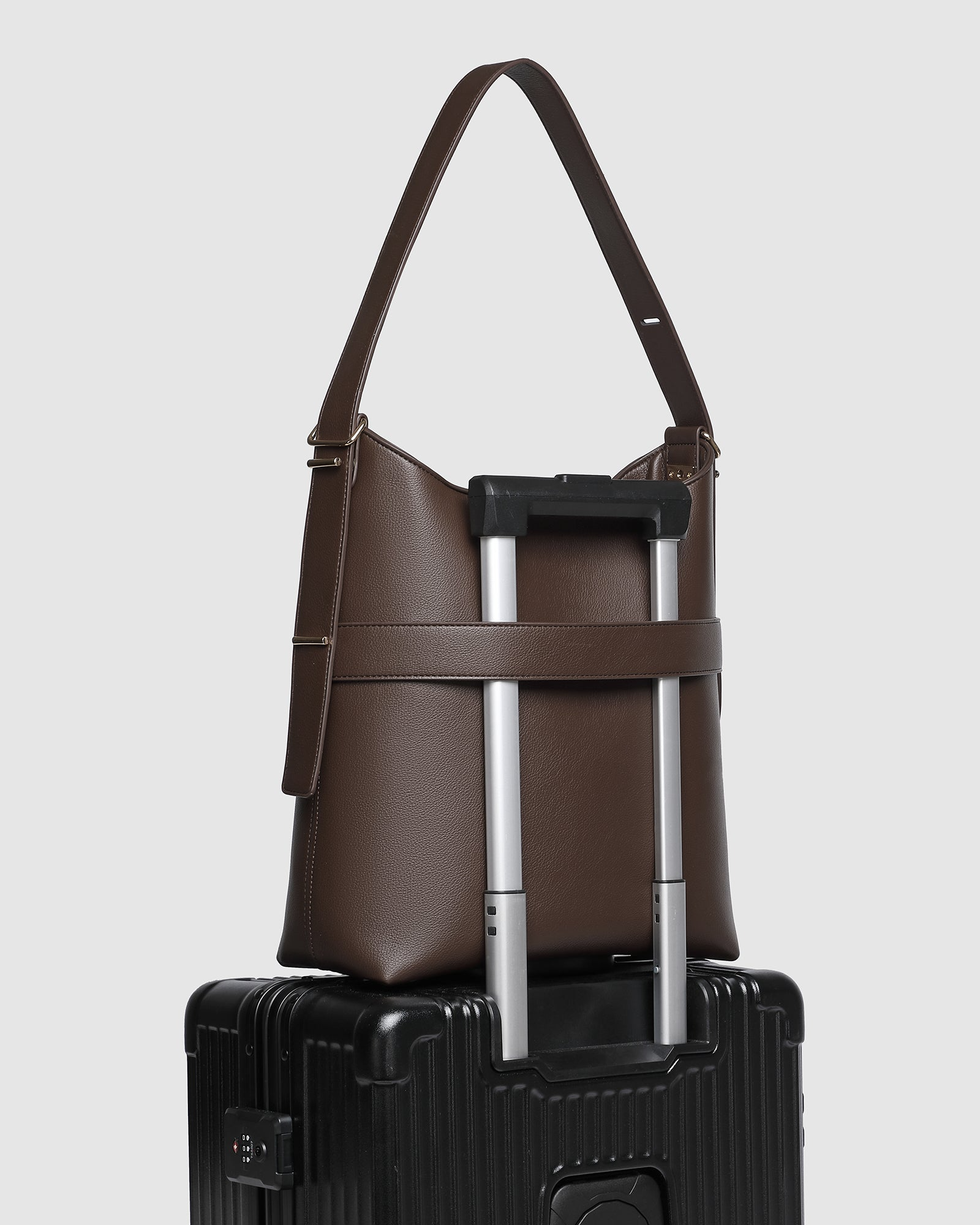 Audrey Bucket Bag - Chocolate