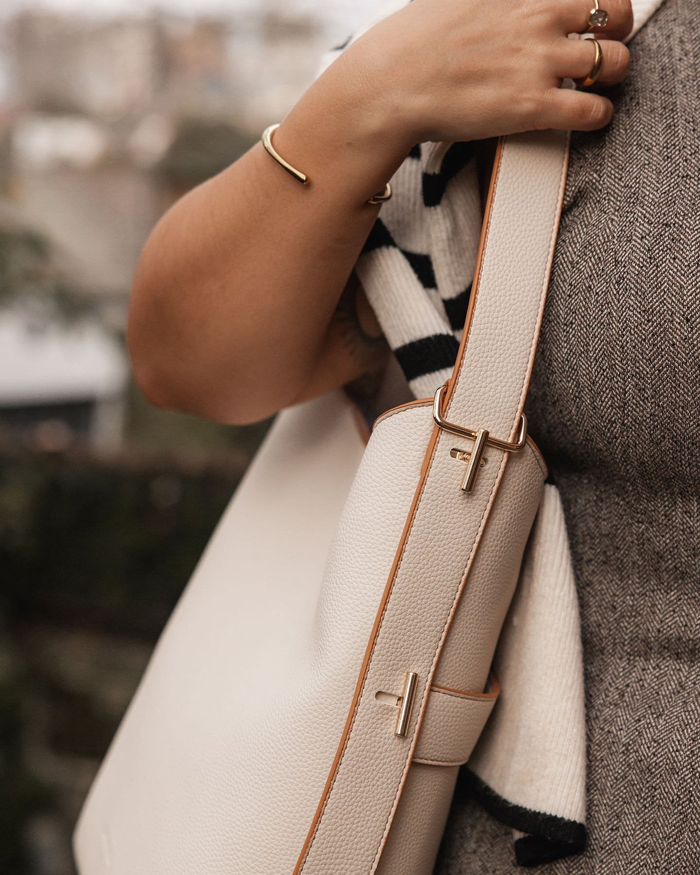 Audrey Bucket Bag - Vanilla