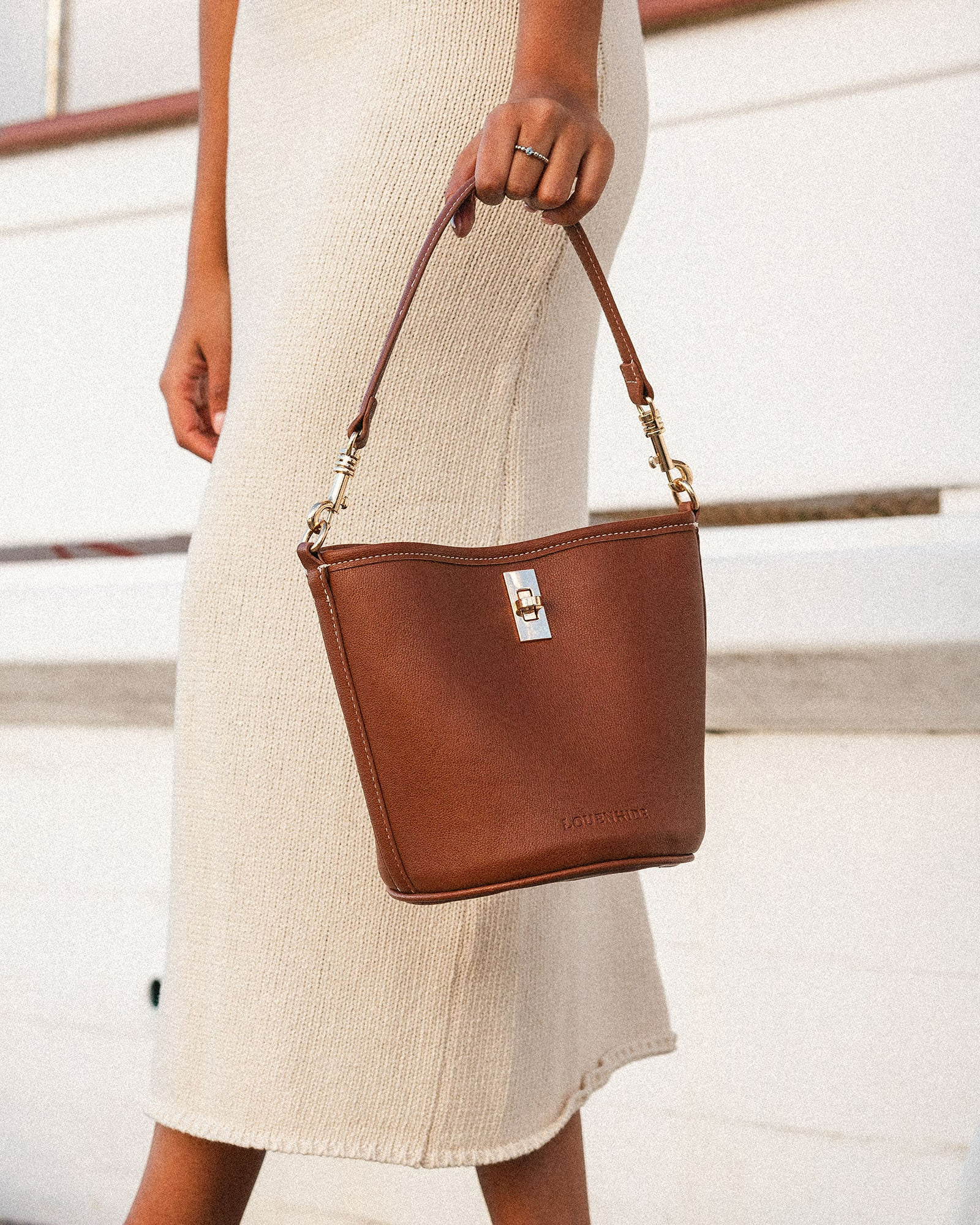 Saba Bucket Bag - Tan