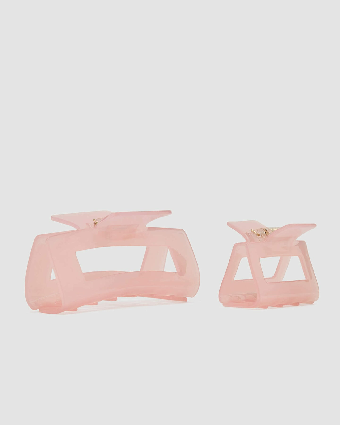 Hayley Hair Claw Set - Baby Pink