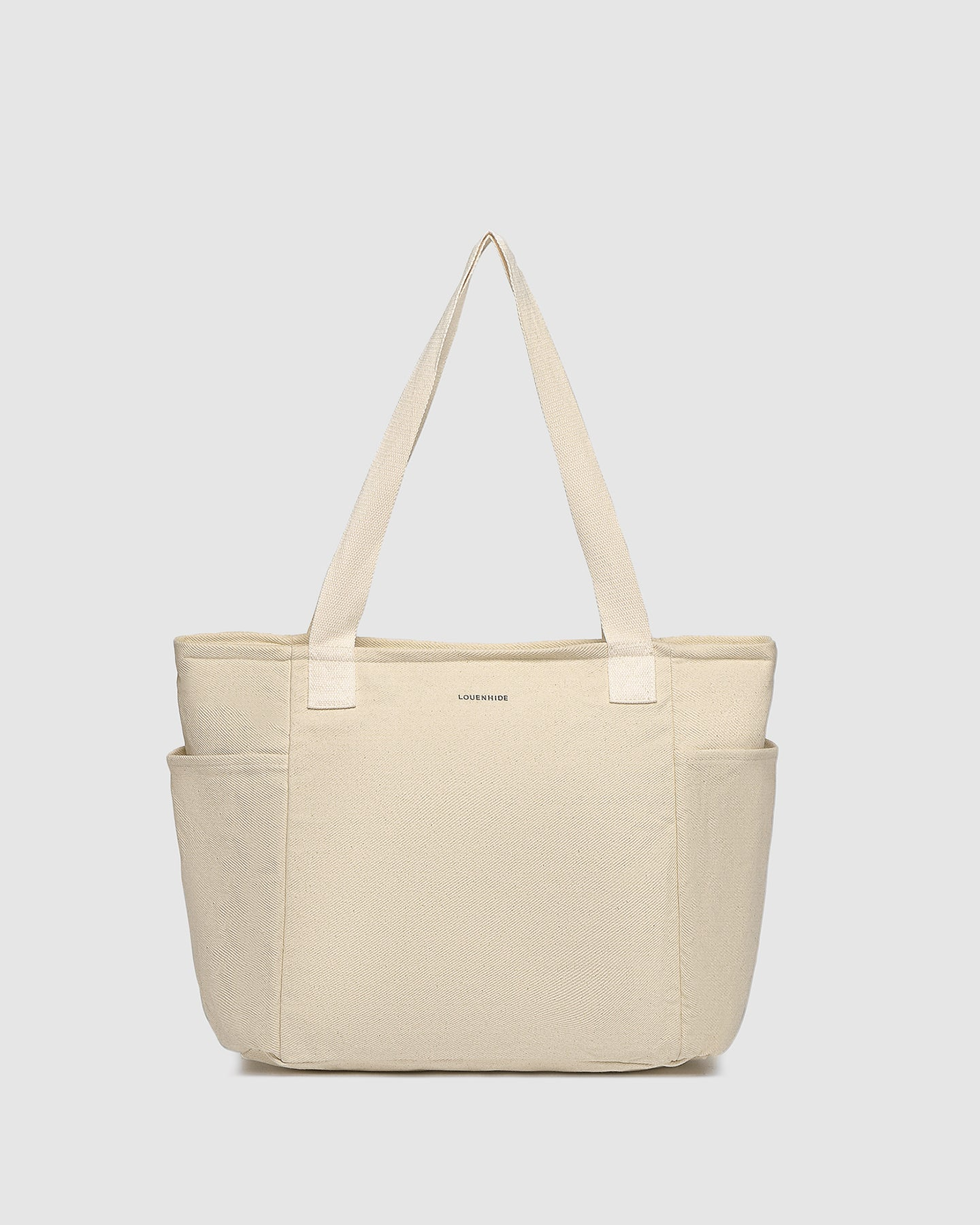 Charlotte Canvas Tote Bag - Natural