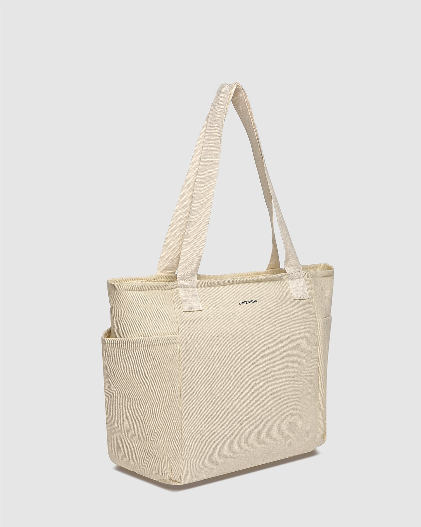 Charlotte Canvas Tote Bag - Natural