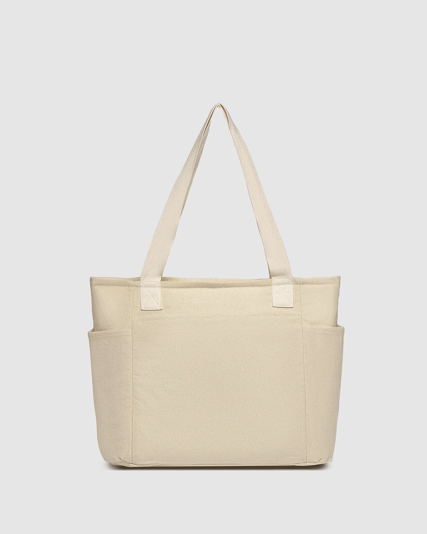 Charlotte Canvas Tote Bag - Natural