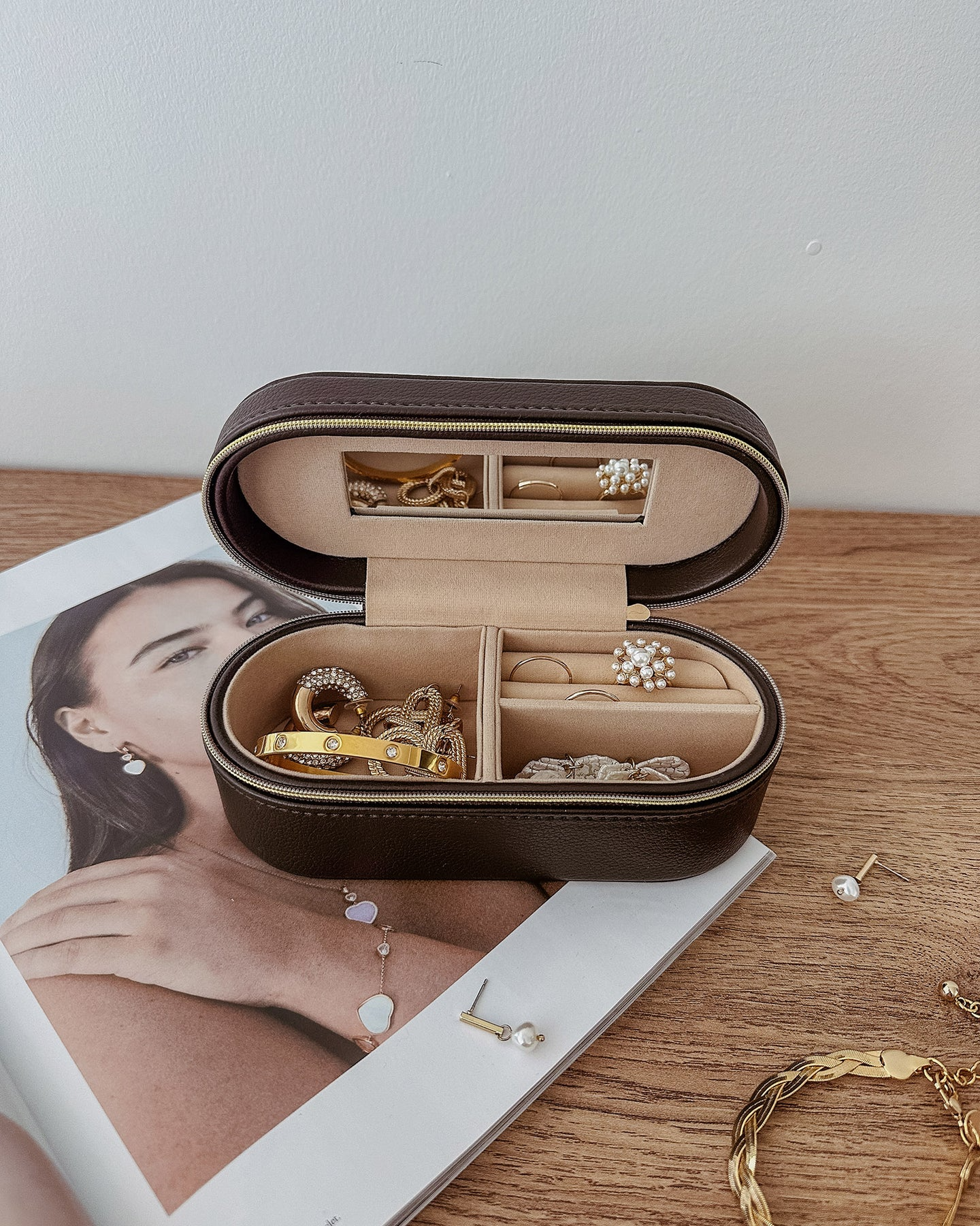 Charlee Jewellery Box - Chocolate