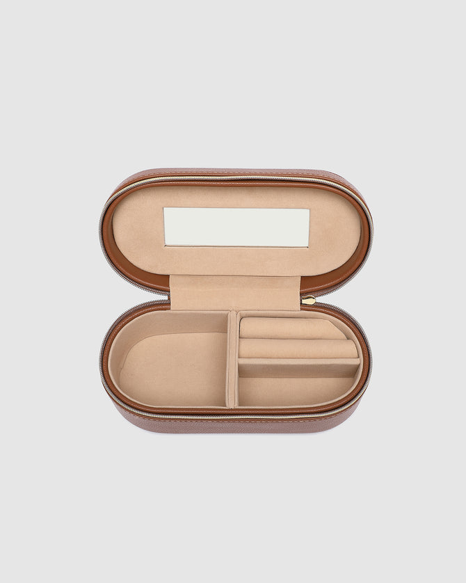Charlee Jewellery Box - Tan
