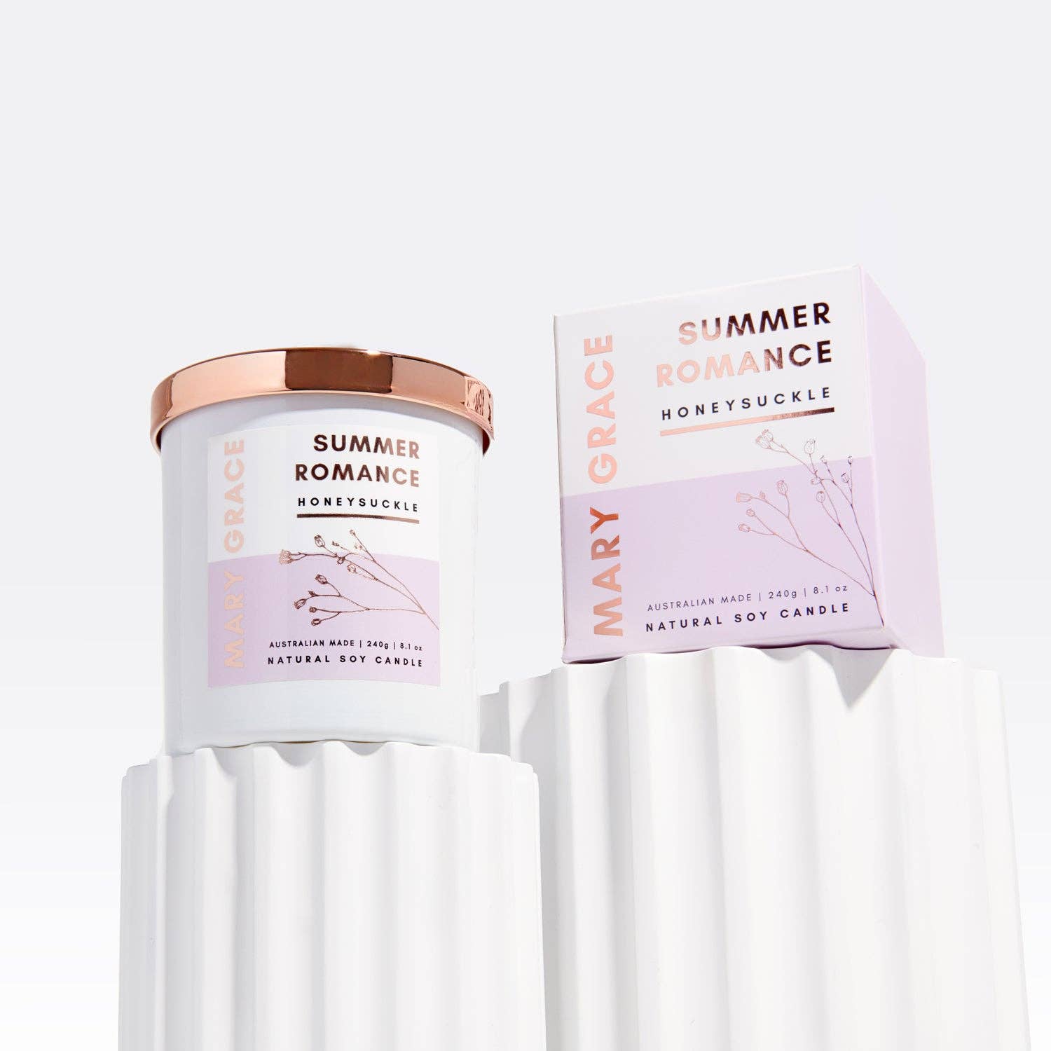 Summer Romance Jar Candle - Japanese Honeysuckle