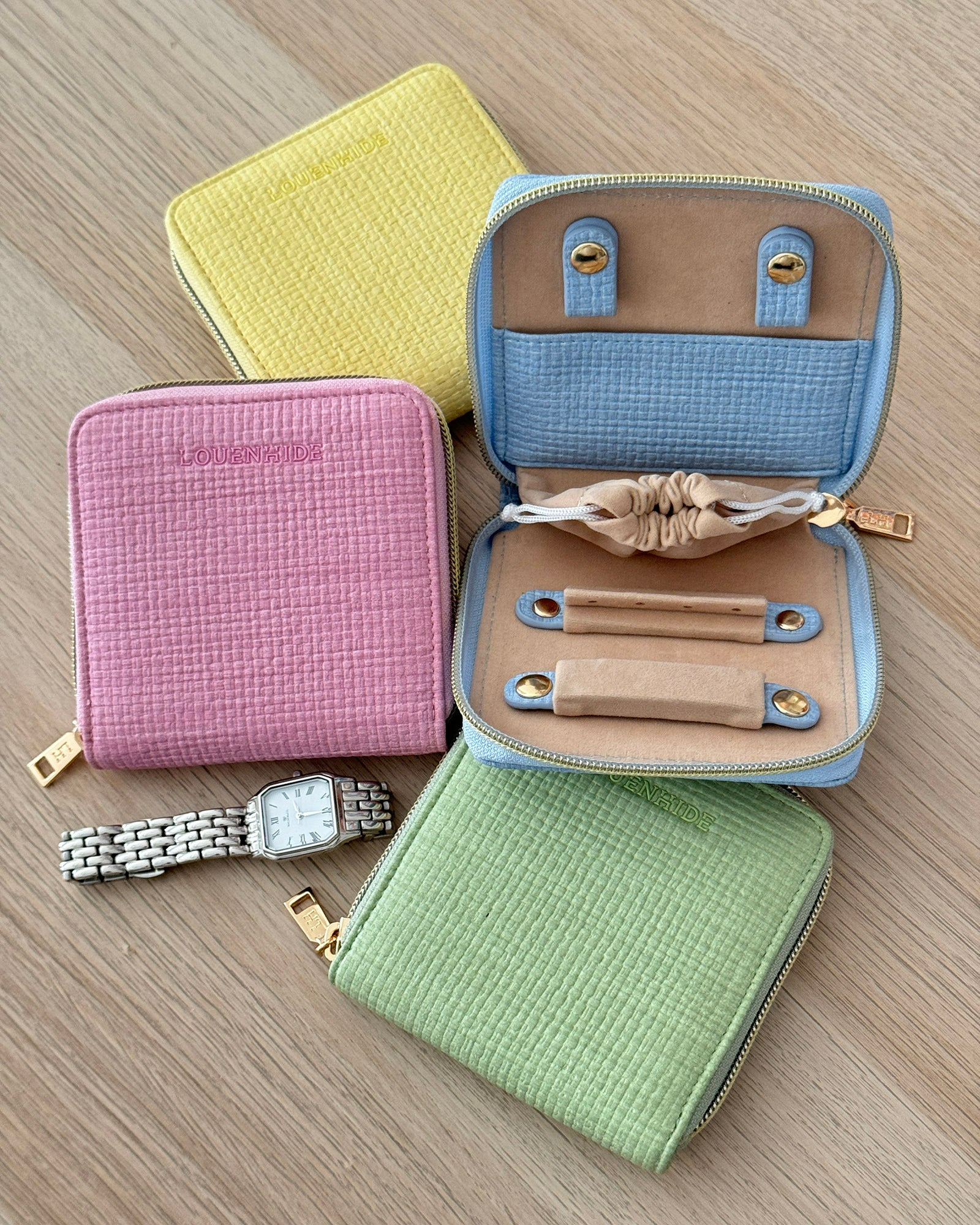 Juniper Jewellery Case - Pastel Pink