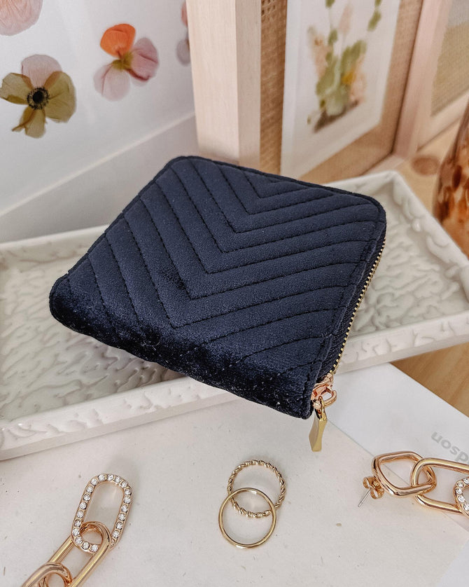 Juniper Jewellery Case - Velvet Navy