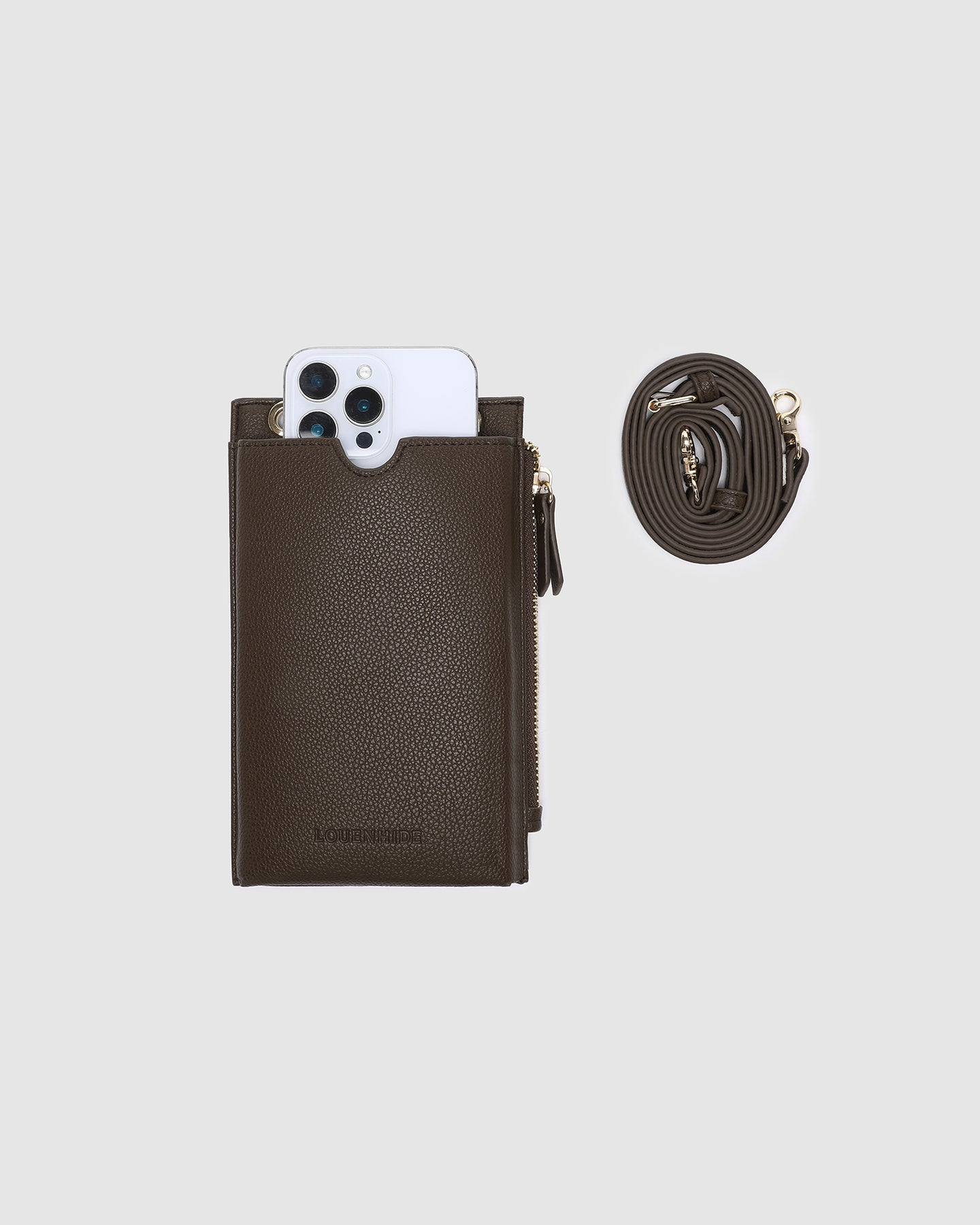 Suki Phone Bag - Chocolate