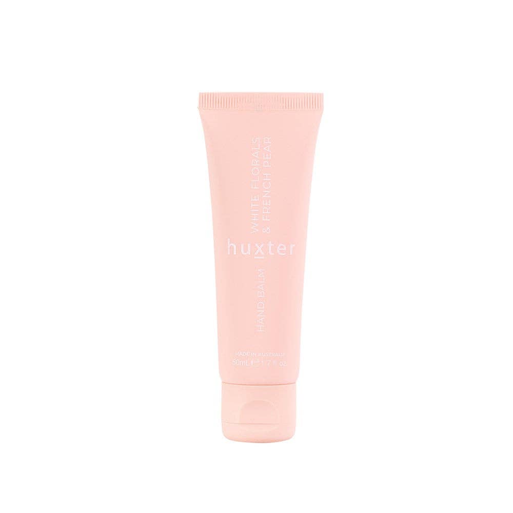 Hand Balm Gift Box - 50ml - Pink Flower -  White Florals & French Pear