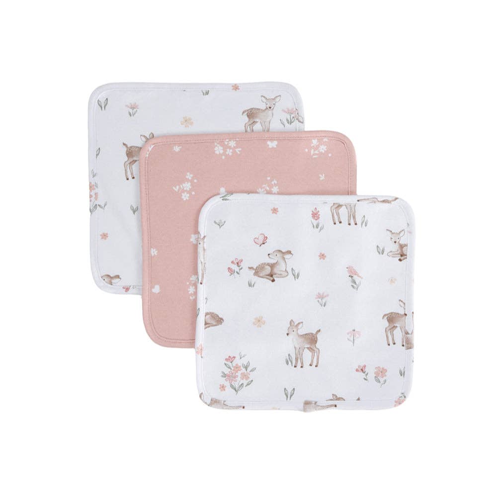 3 Pack Wash Cloths - Fawn Fables
