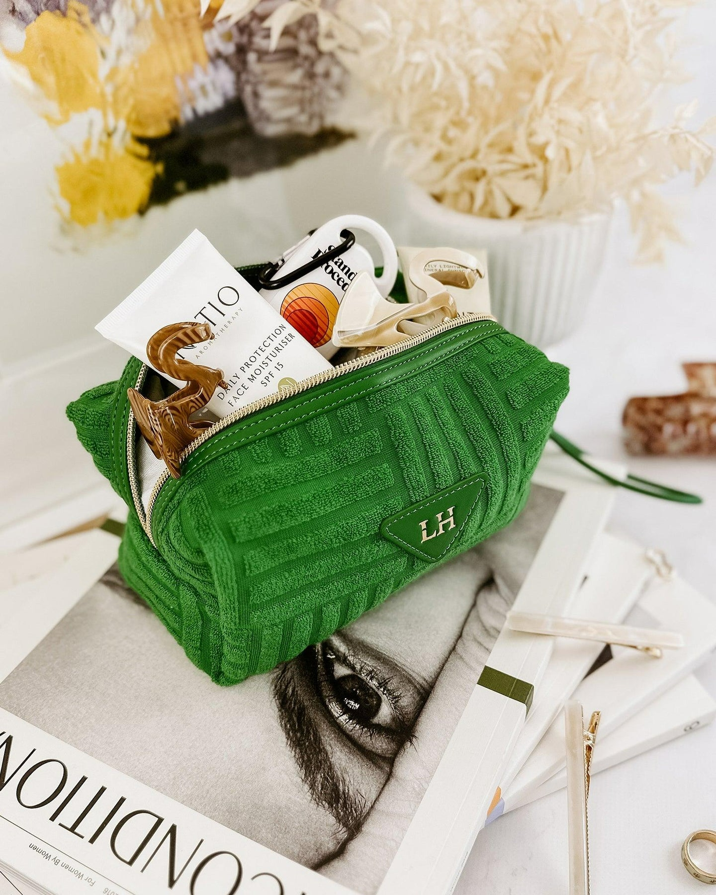 Bambi Cosmetic Case - Apple Green