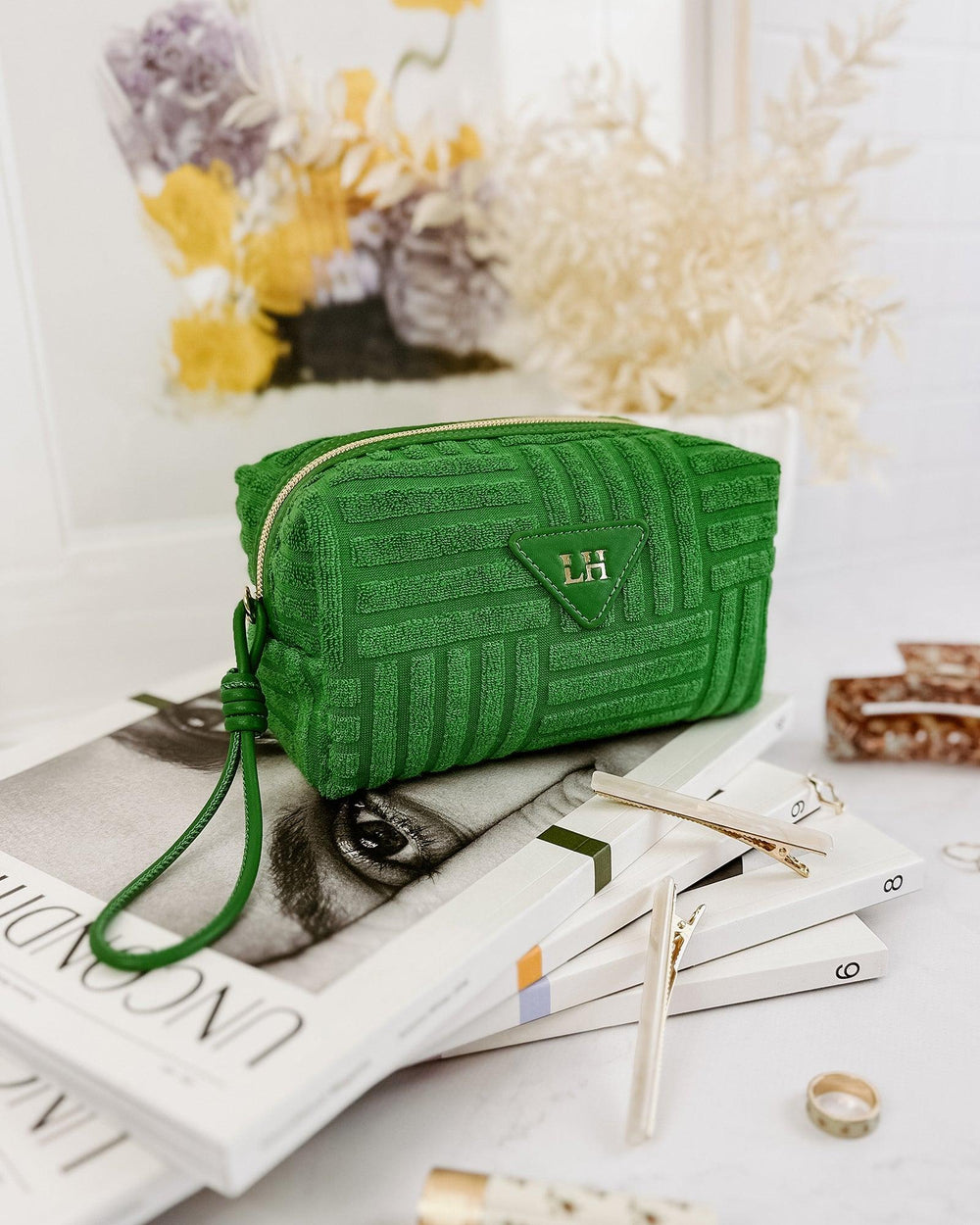 Bambi Cosmetic Case - Apple Green